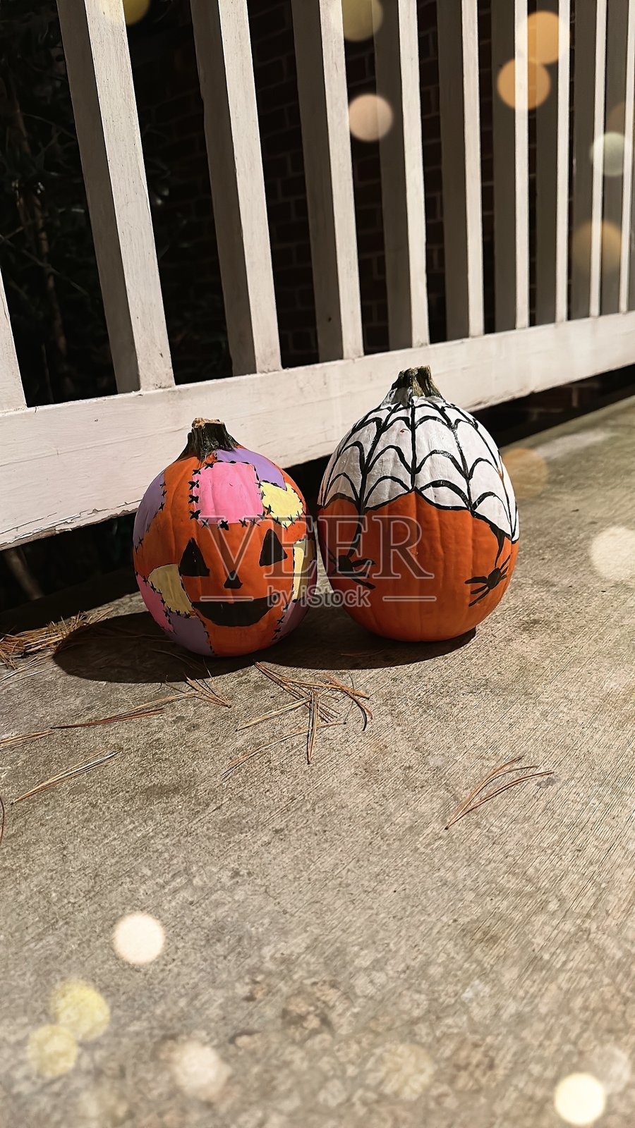 装饰用的万圣节南瓜照片摄影图片
