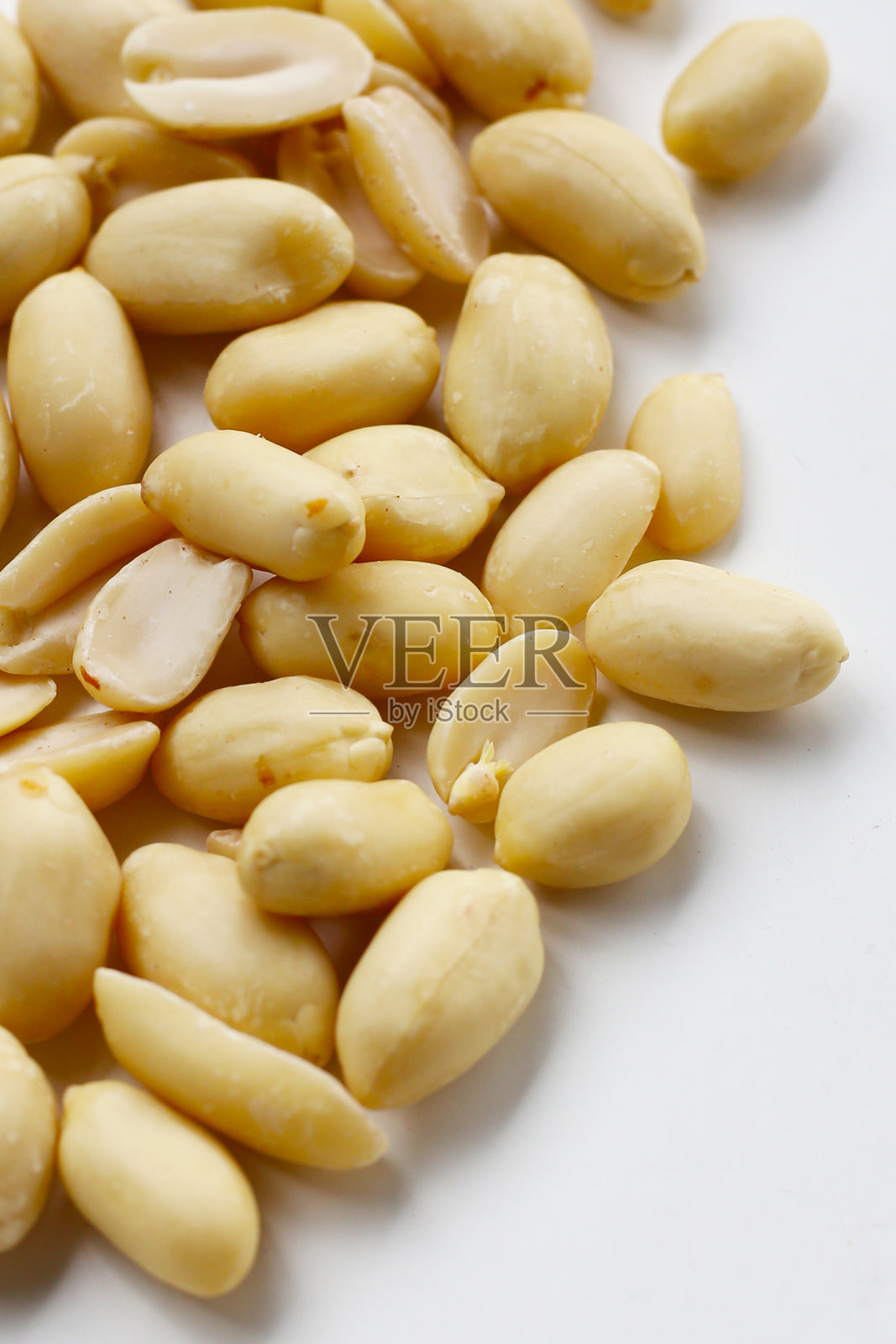 去皮生花生，富含蛋白质照片摄影图片