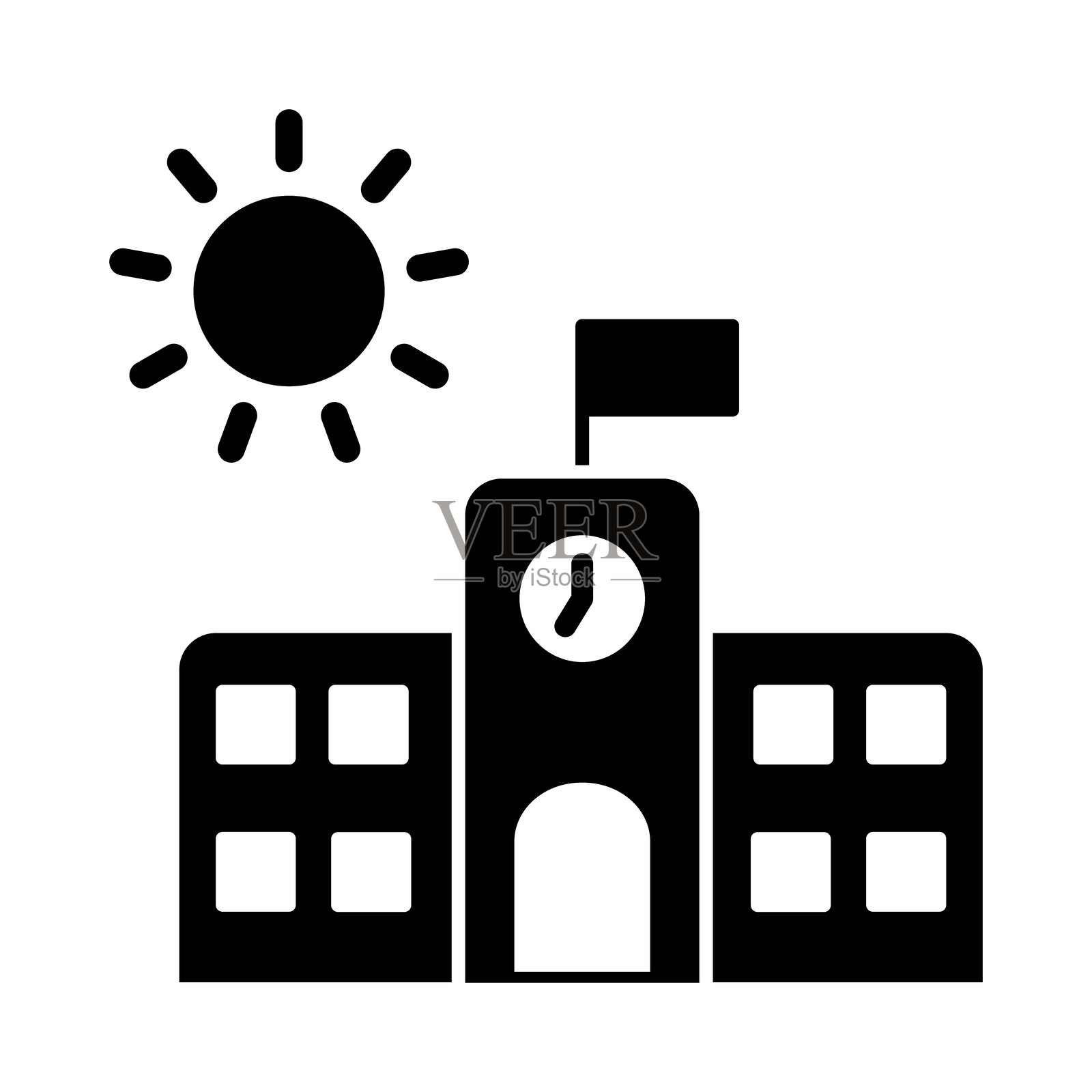 学校图标设计模板插画图片素材