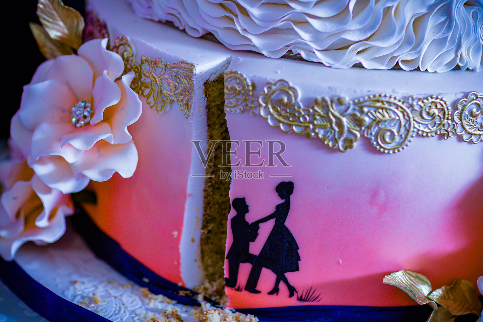 婚礼蛋糕布置生日细节美味肯尼亚东非照片摄影图片