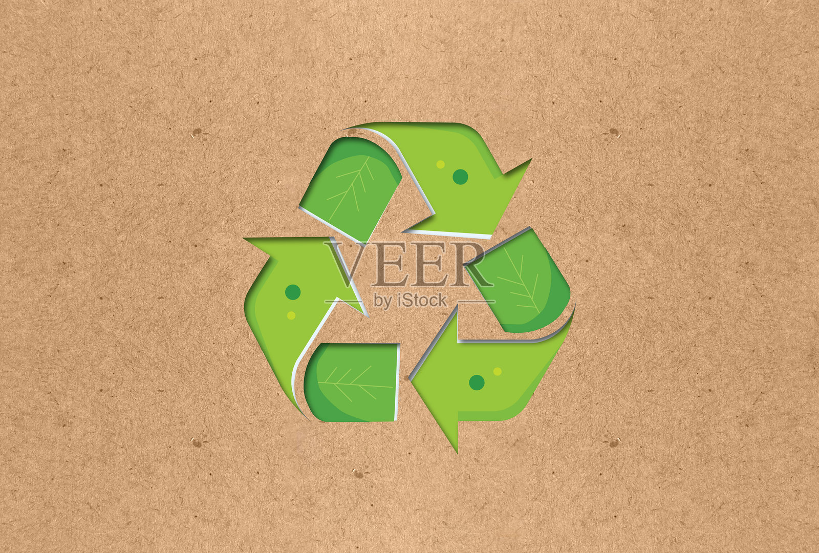 生态系统恢复，世界环境日概念，带树木背景的3D图像。照片摄影图片