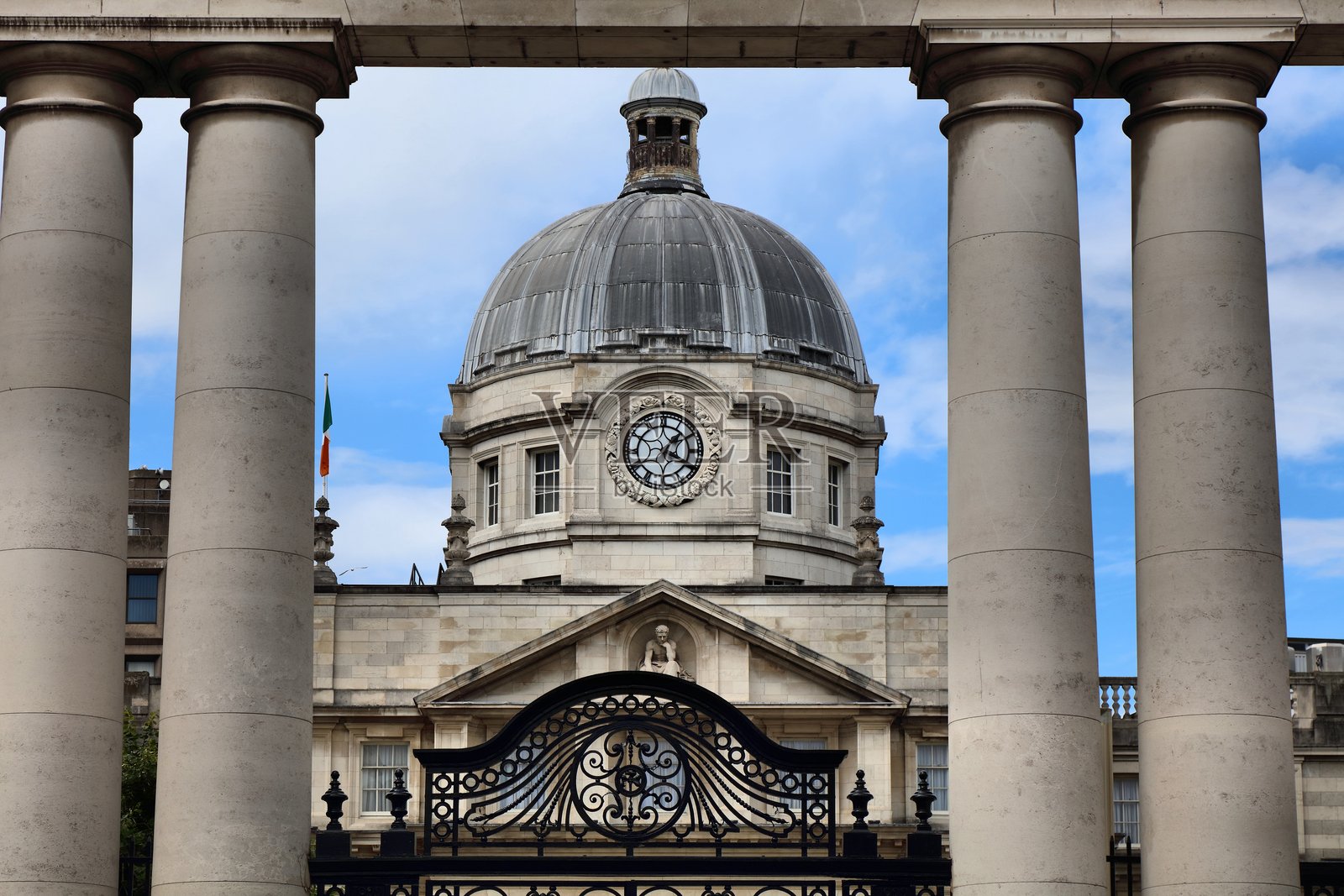 都柏林梅利恩街政府大楼照片摄影图片