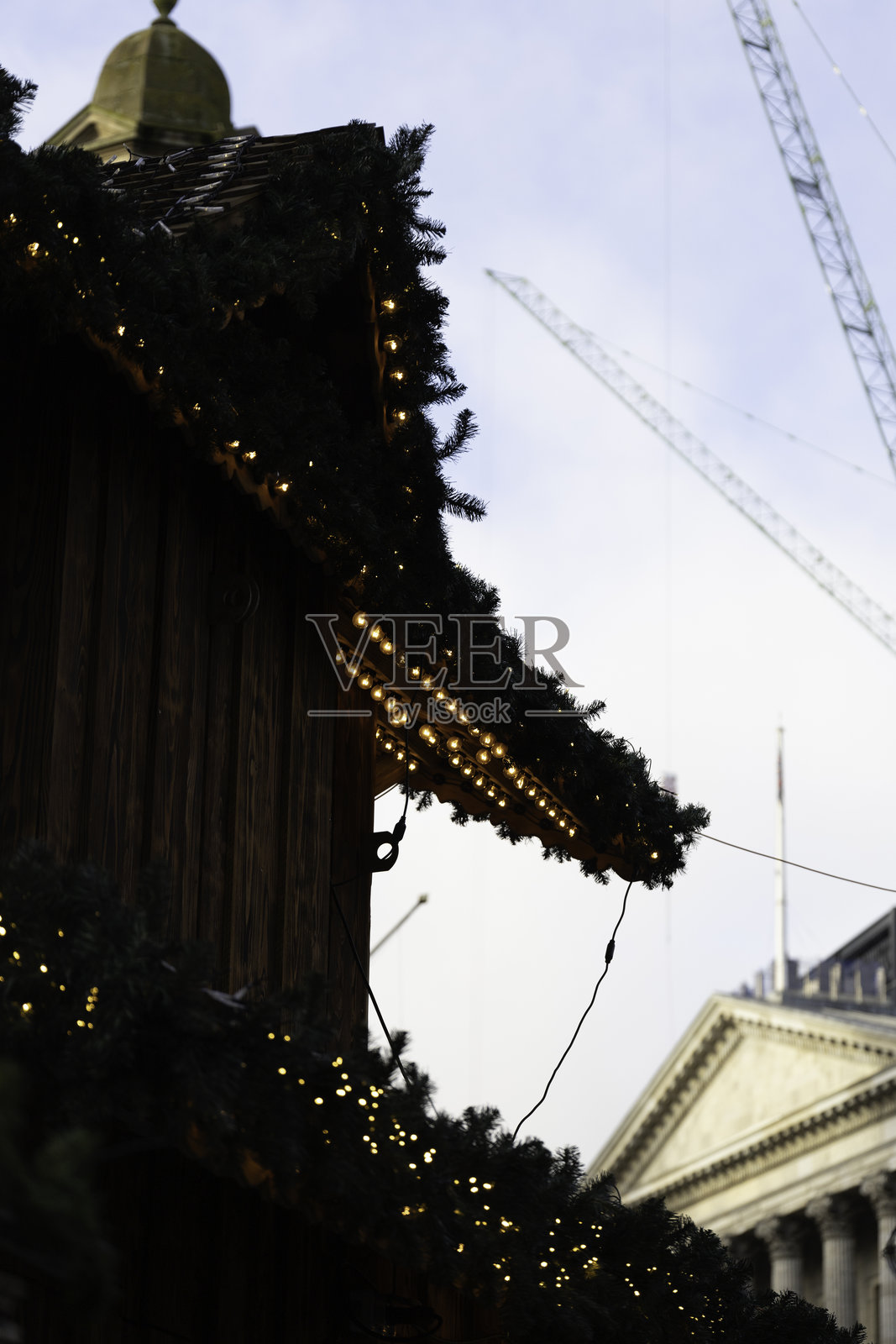 2023年12月伯明翰户外德国圣诞市场照片摄影图片