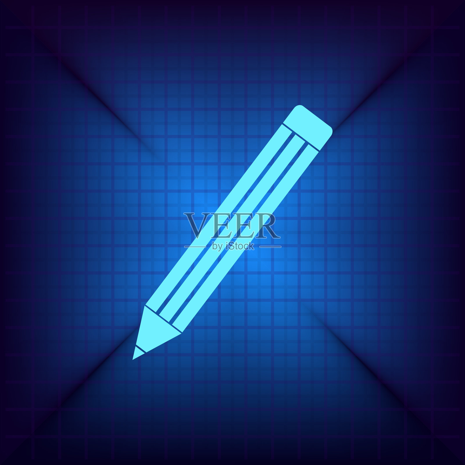 铅笔图标插画图片素材