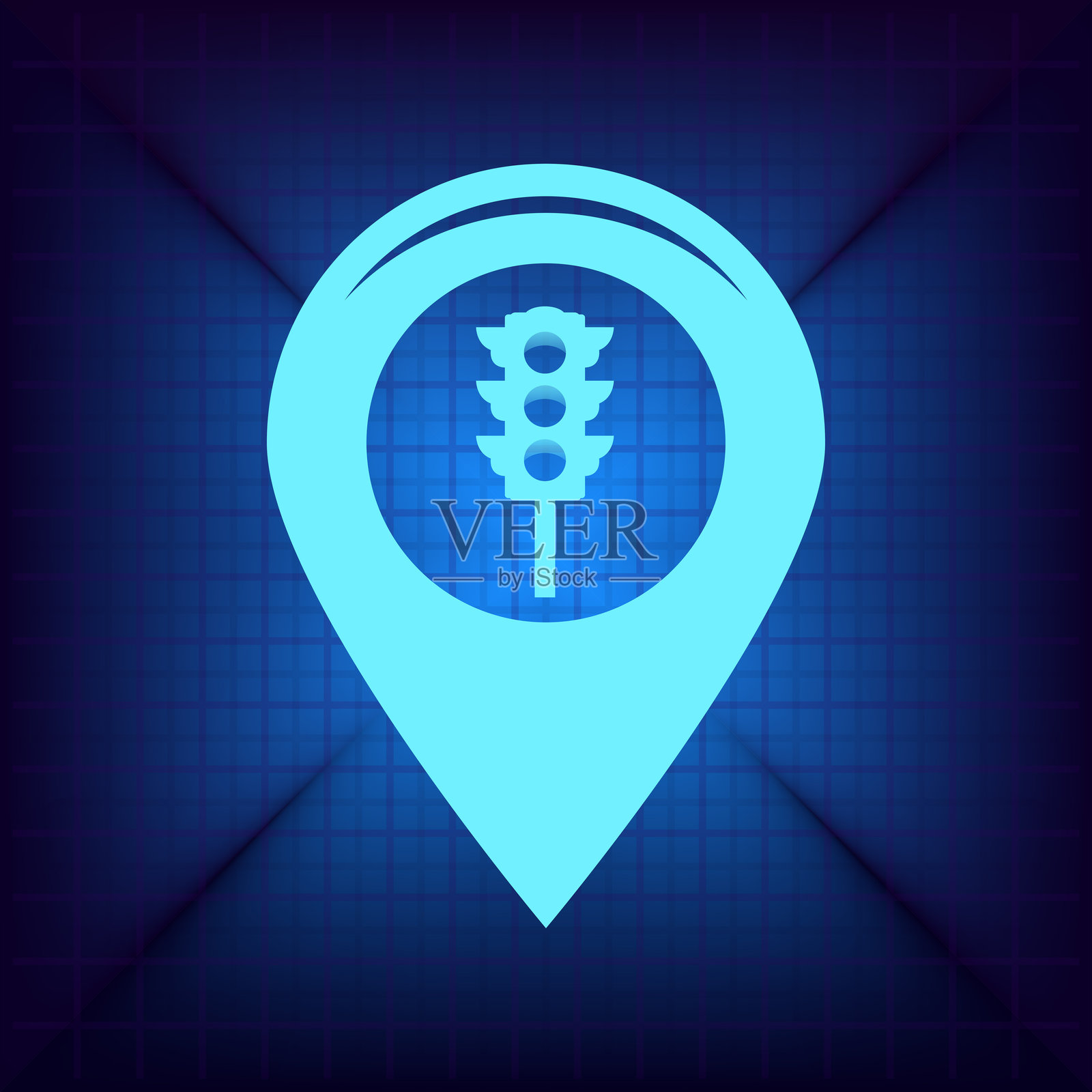 地图标记插画图片素材