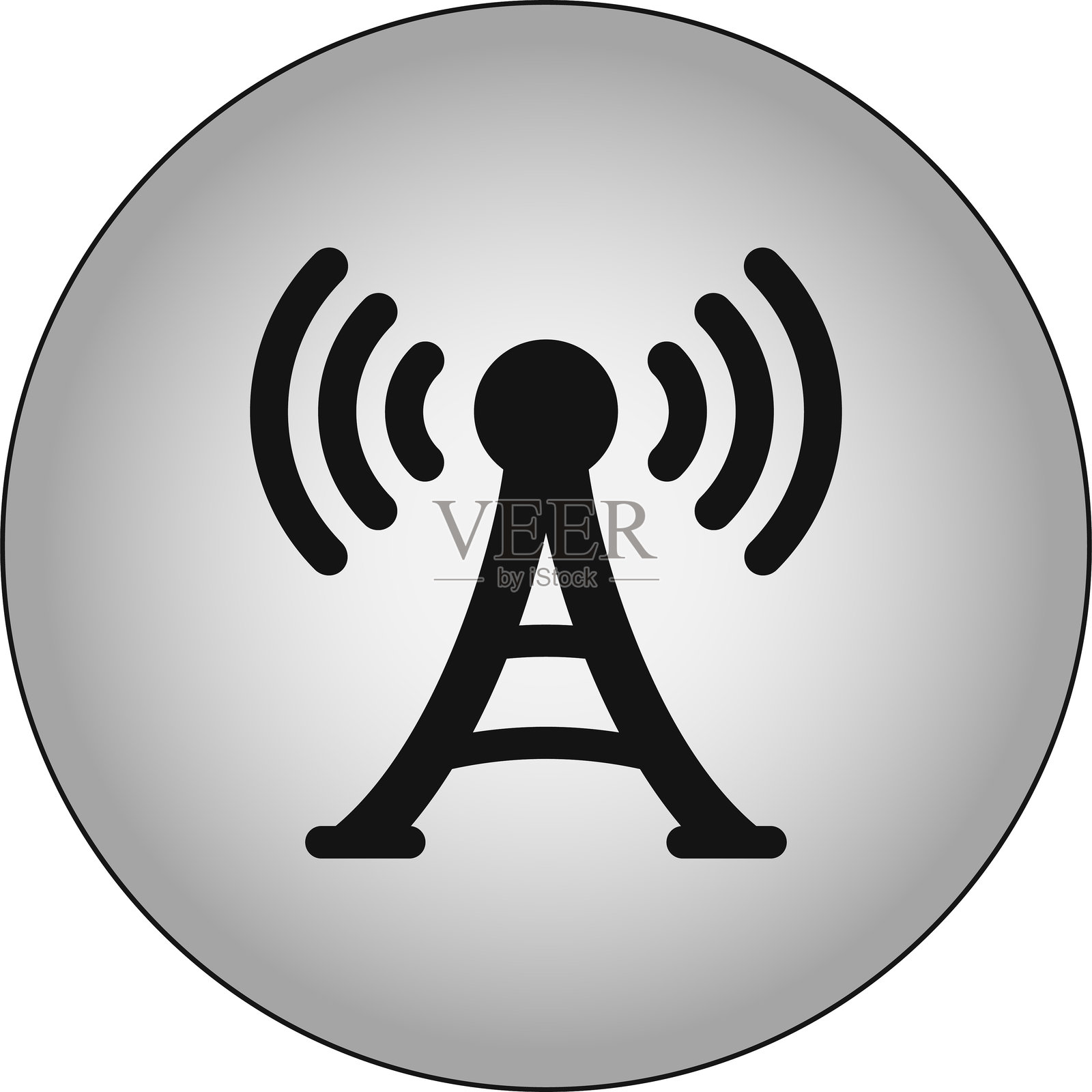 天线图标插画图片素材