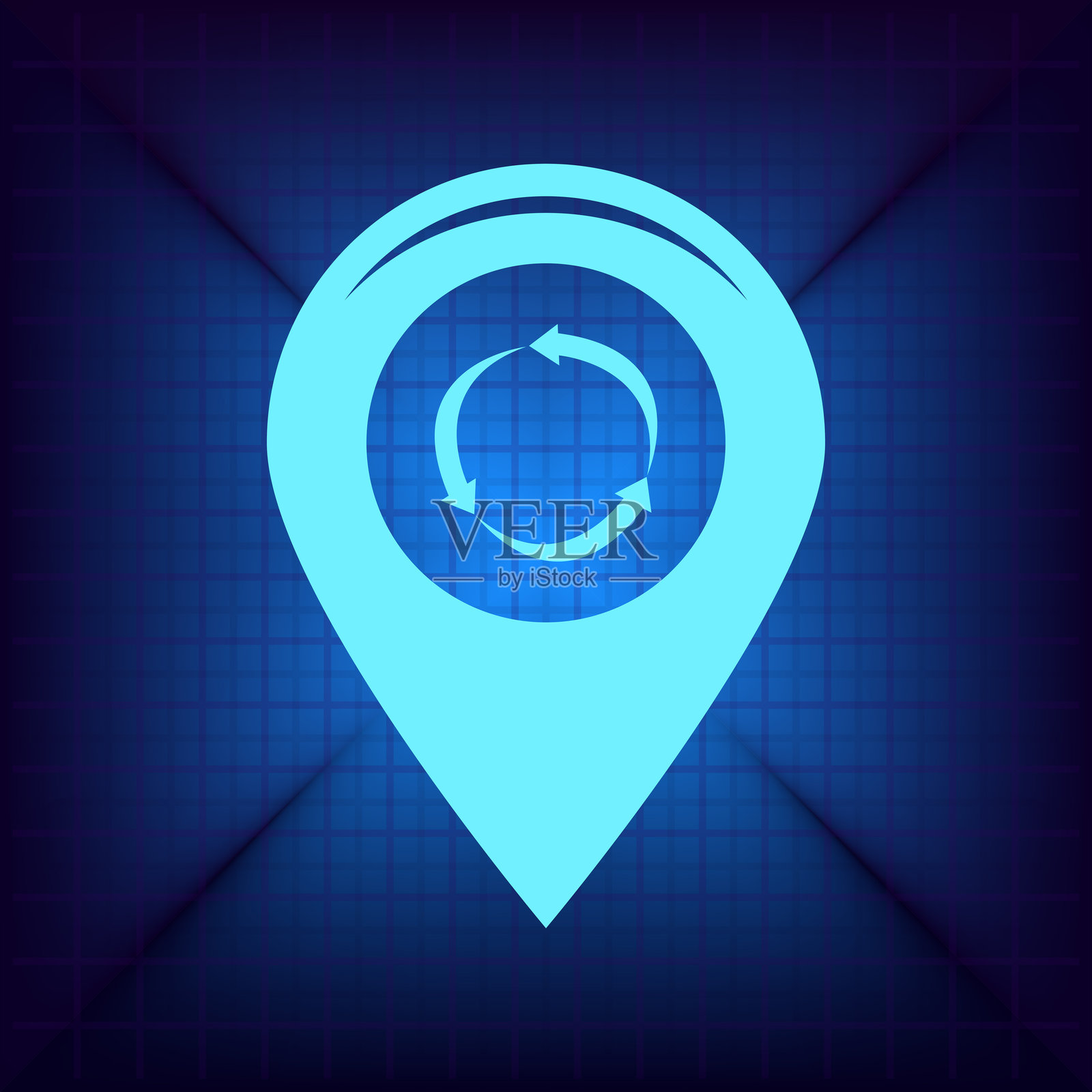 地图标记插画图片素材