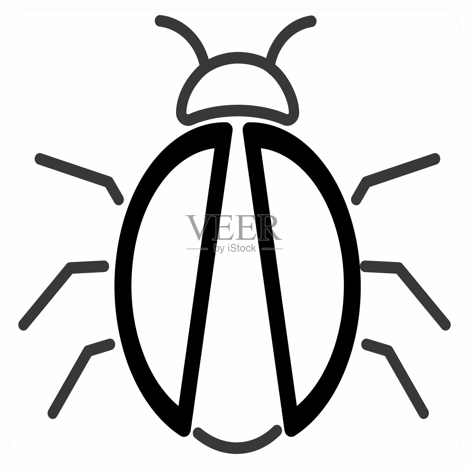 橙色的错误概念插画图片素材