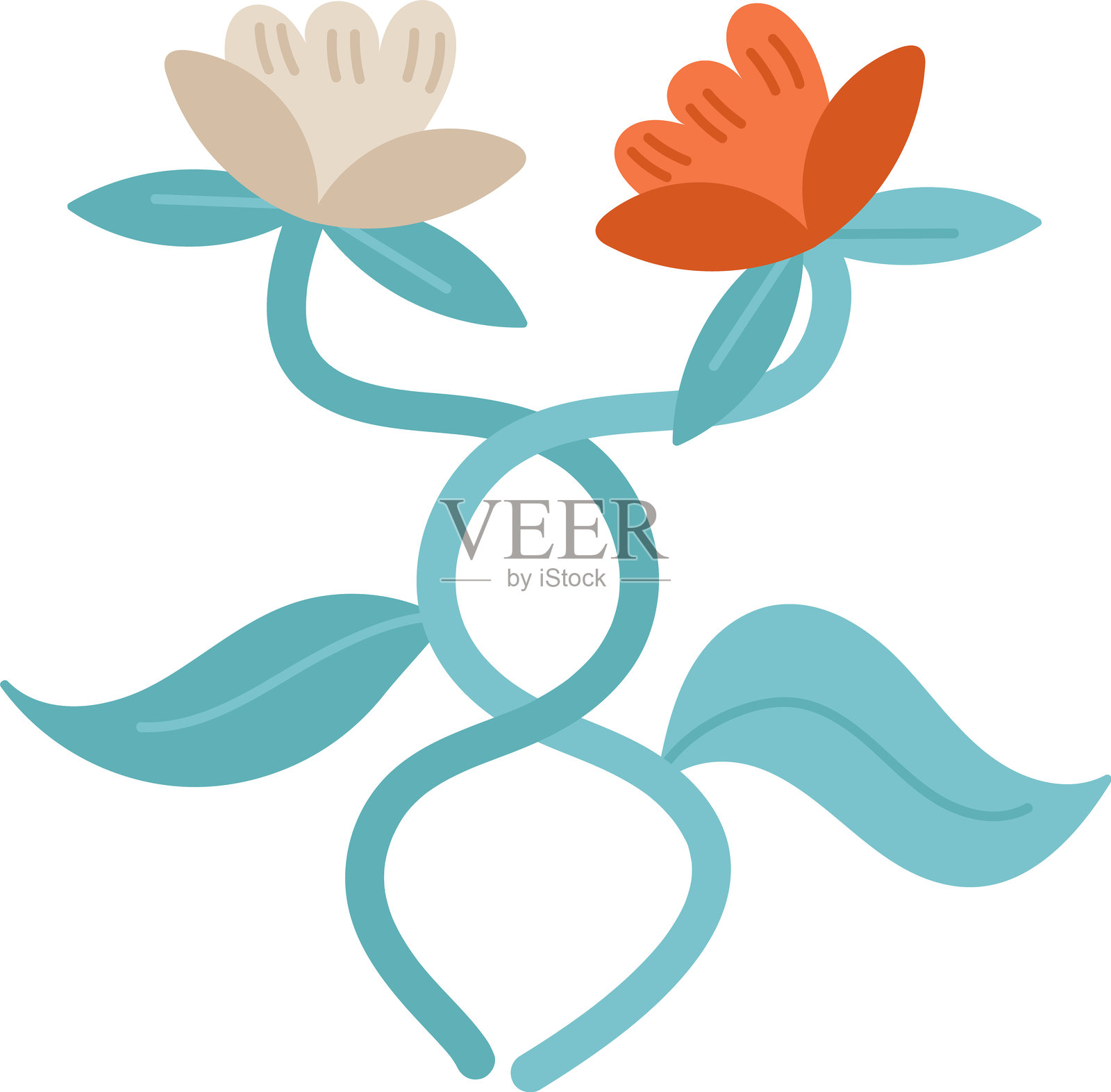 一套可爱的情人节浪漫元素集合插画图片素材