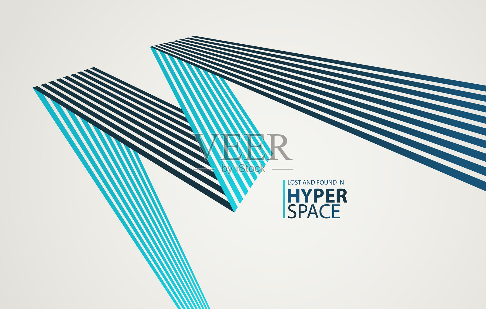 动态线条矢量抽象背景，三维透视条纹插画图片素材