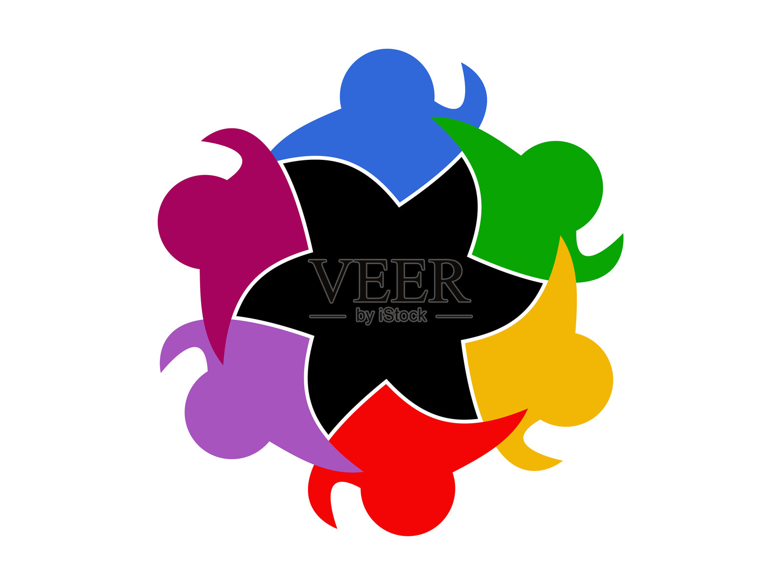 社交网络人物图形图标插画图片素材