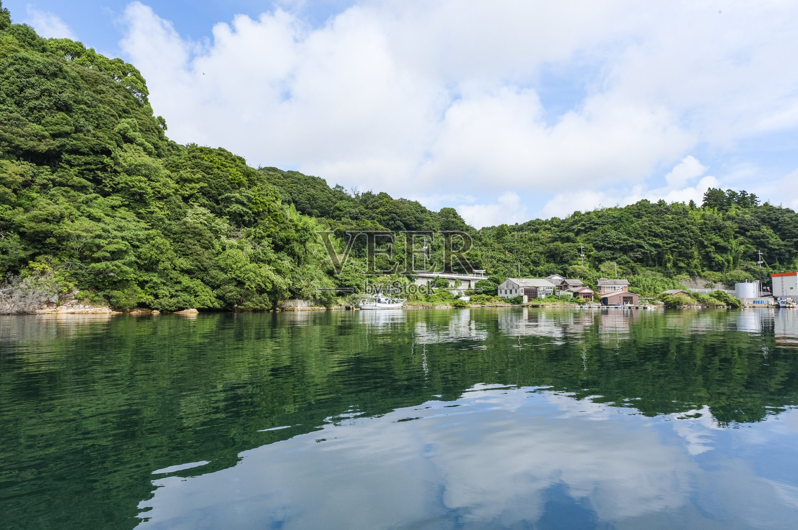 西戈湾海岸线照片摄影图片