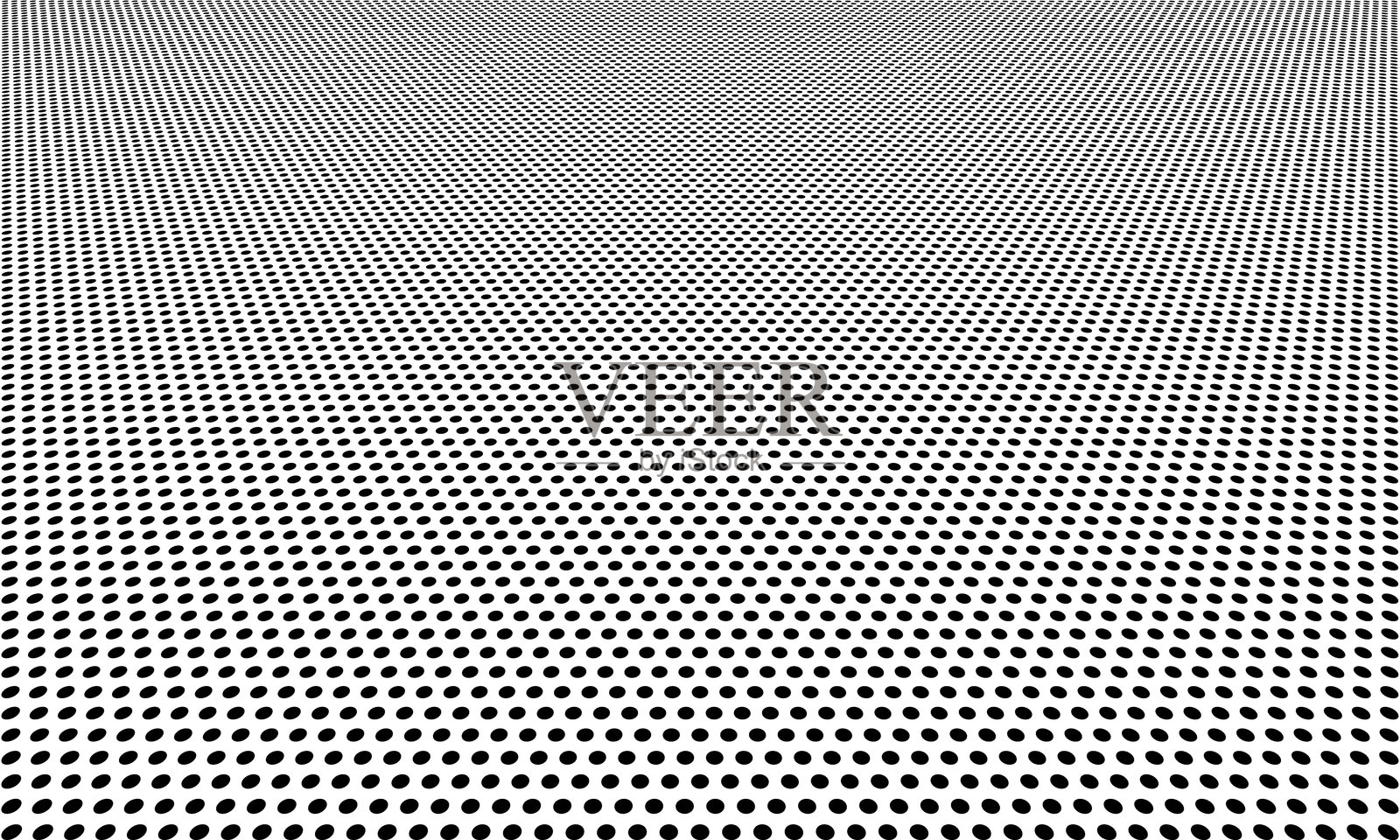 抽象的点状透视背景，半色调点状插画模板。插画图片素材