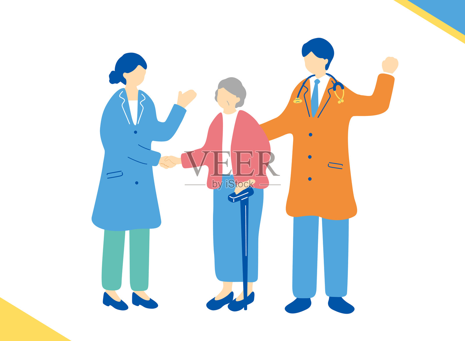 医护人员插画图片素材