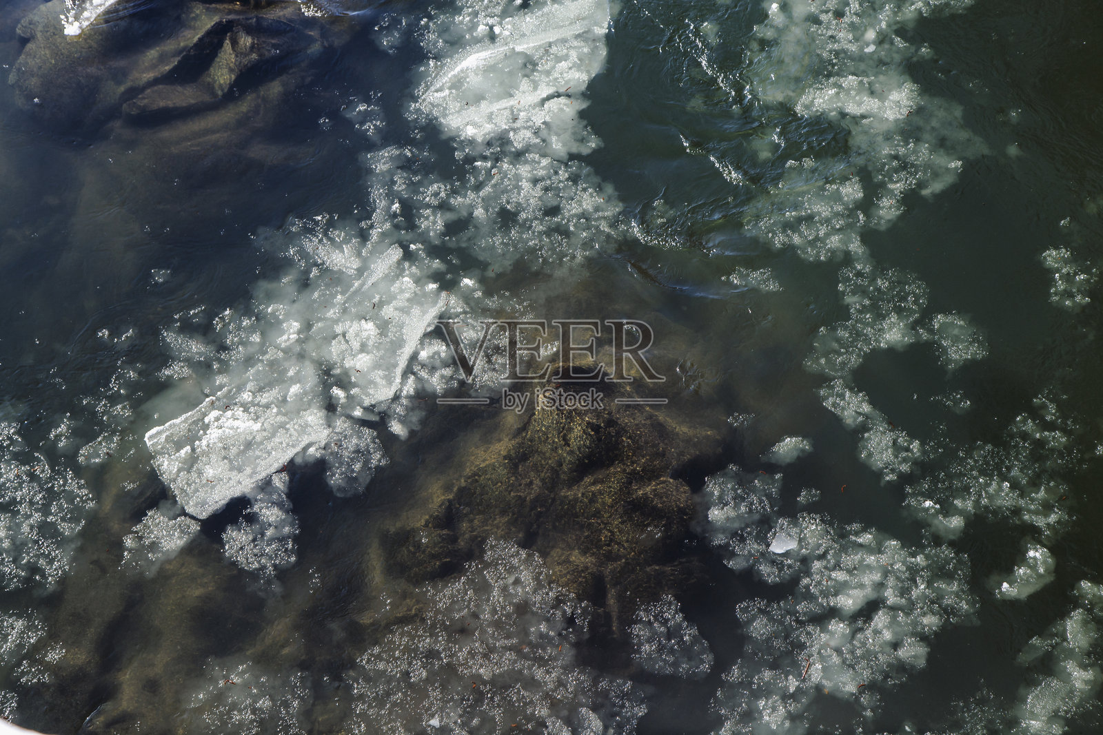 冬季的河面照片摄影图片