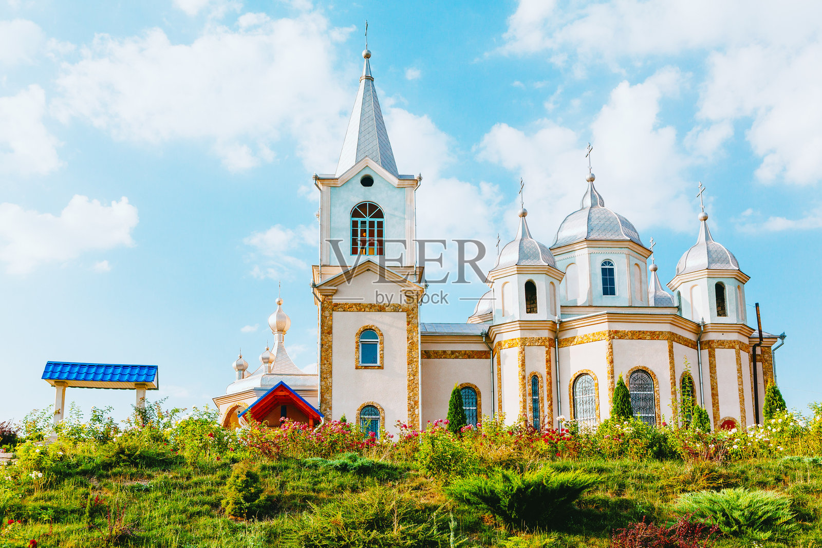 摩尔多瓦的兹洛蒂修道院照片摄影图片