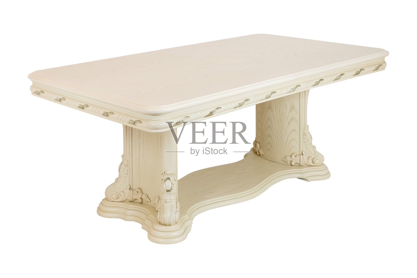 木制白色桌子家具隔热照片摄影图片