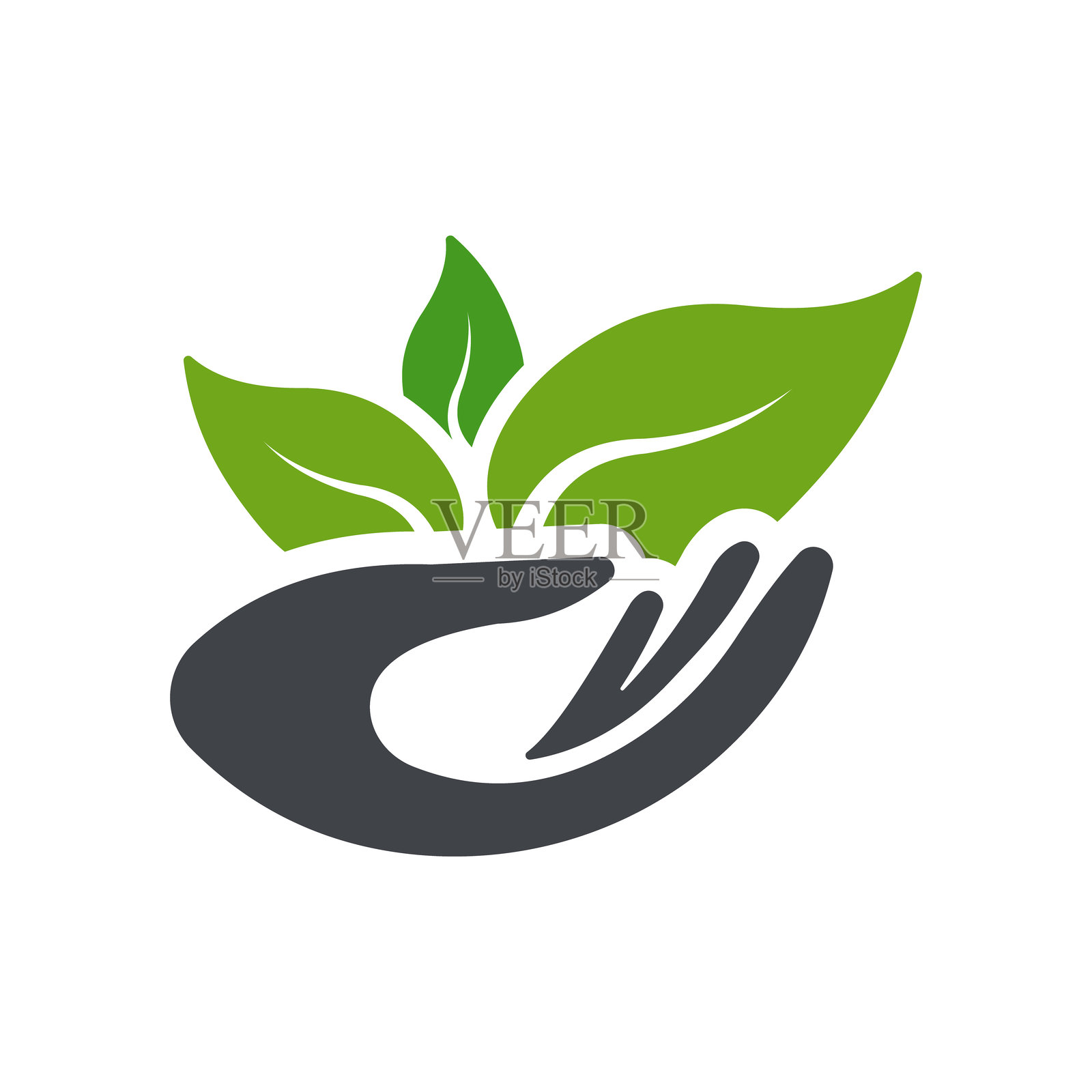 自然关怀标志插画图片素材