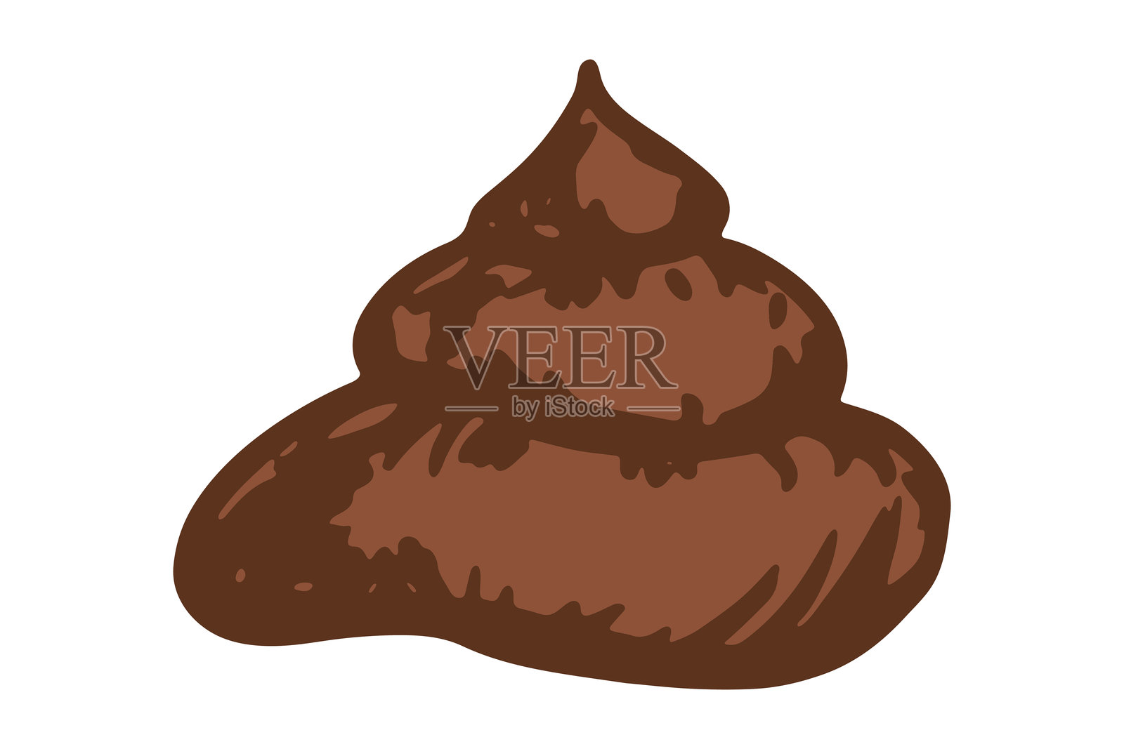 手绘宠物粪便涂鸦 粪便堆插画图片素材