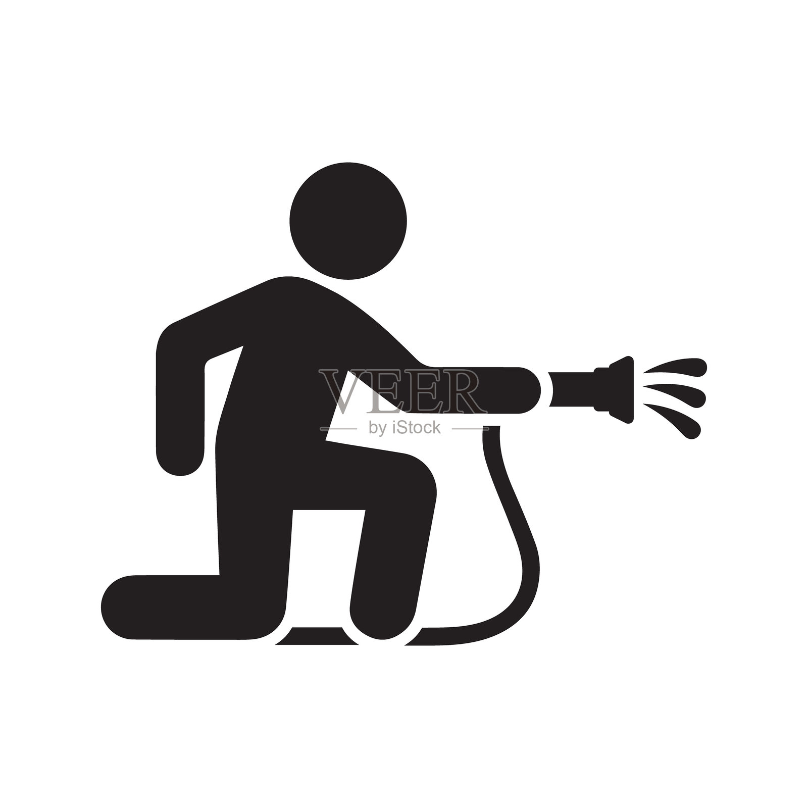 消防员图标插画图片素材