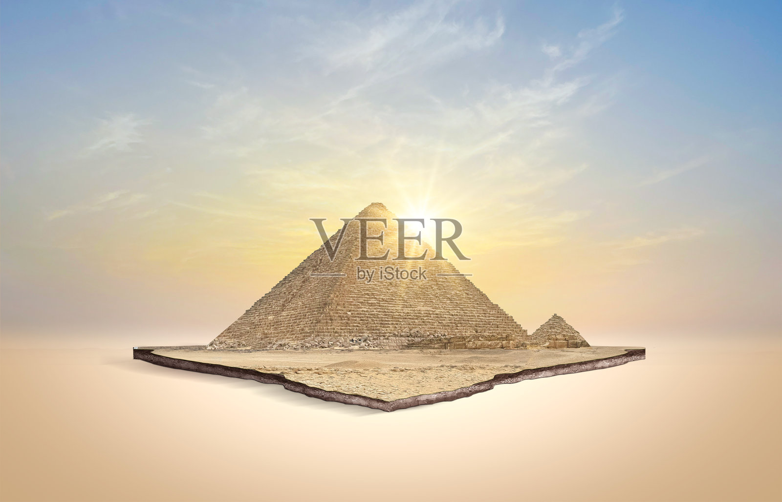 埃及吉萨金字塔景观照片摄影图片