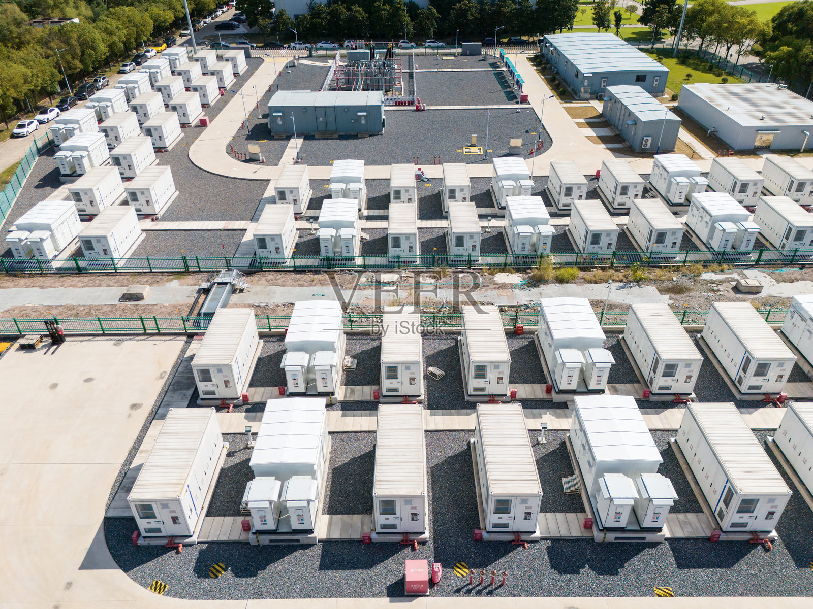 储能发电站照片摄影图片