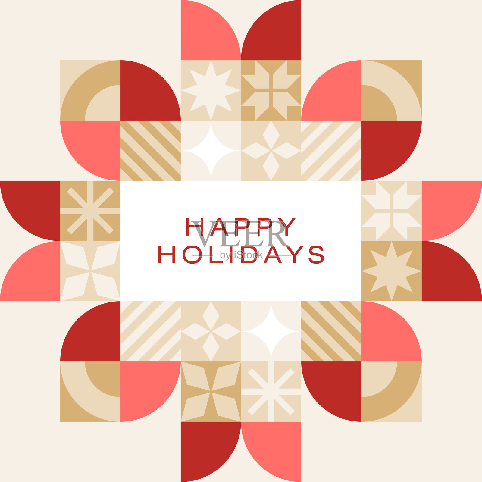 圣诞节日贺卡插画图片素材