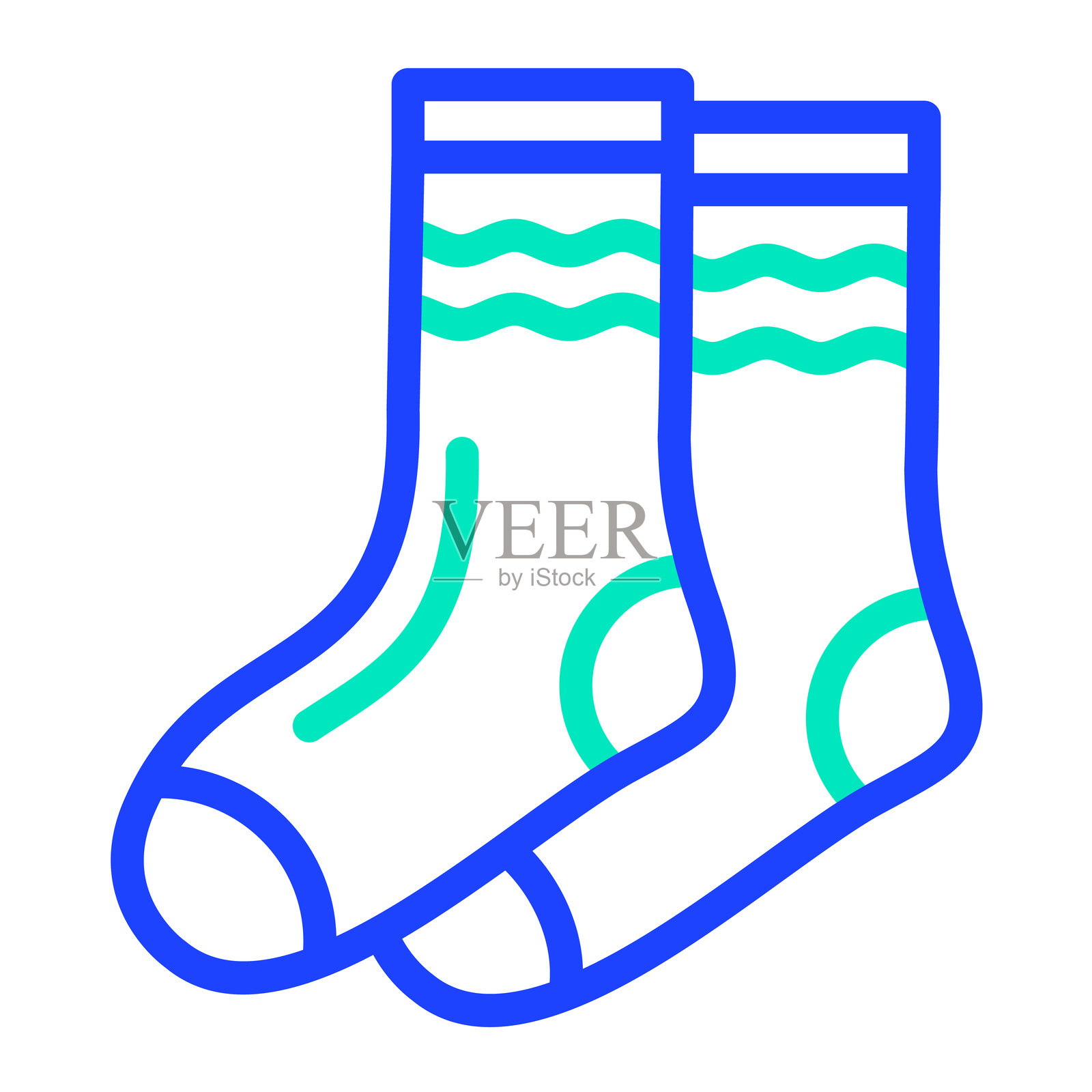 袜子矢量图标设计插画插画图片素材