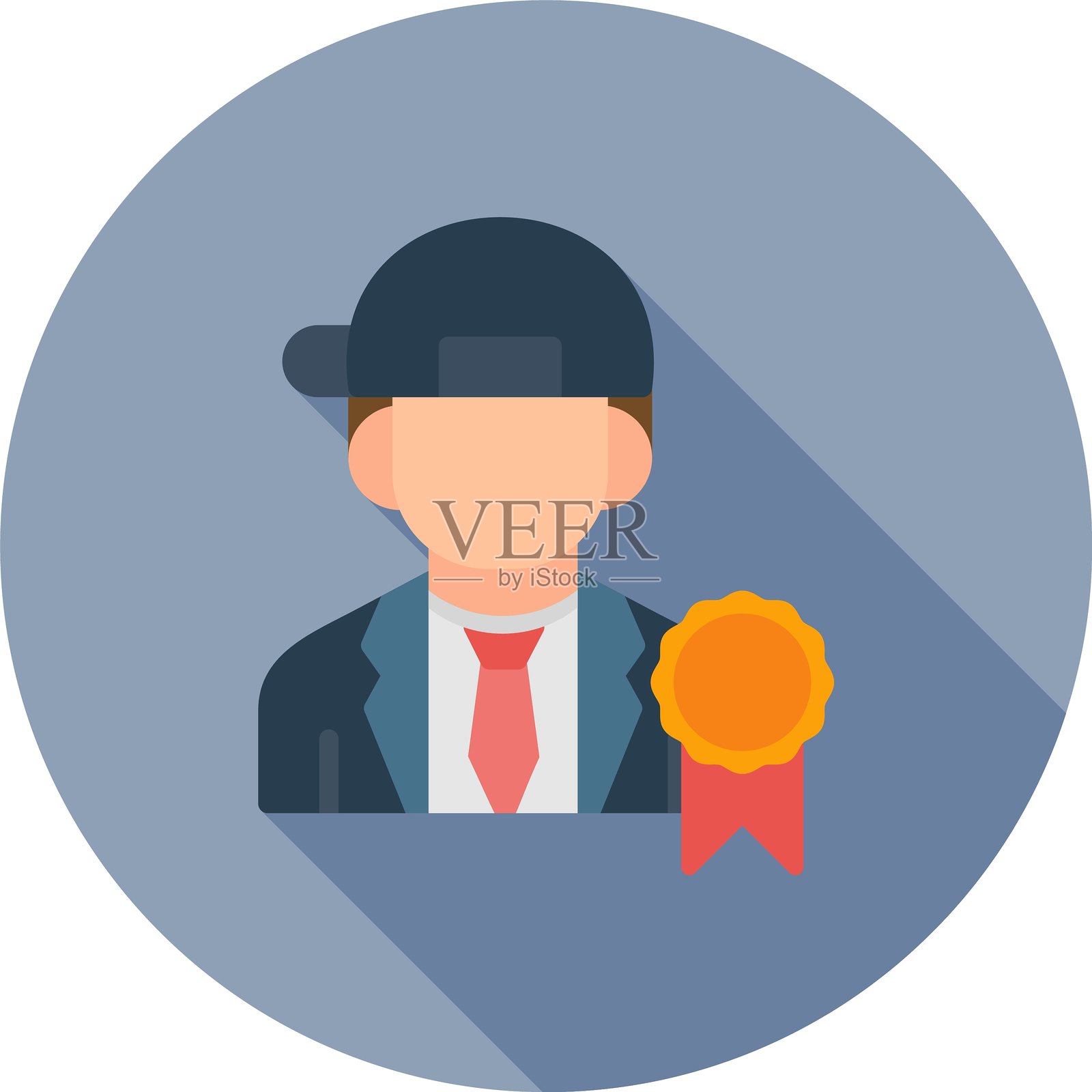 奖励新图标设计创意插画图片素材