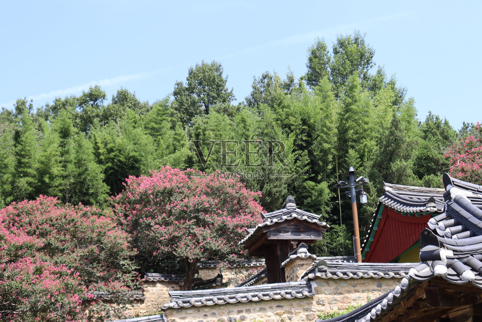 韩国传统房屋照片摄影图片