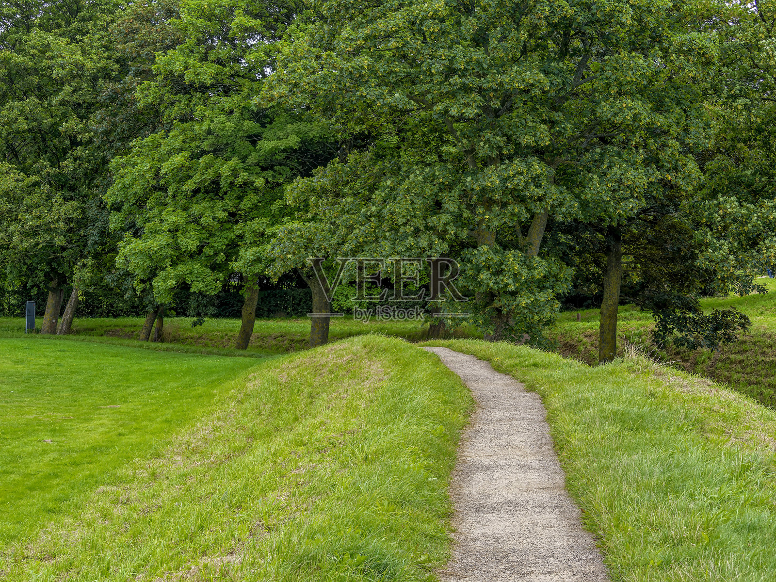 弗雷德里克斯堡绿意盎然的风景步行道照片摄影图片