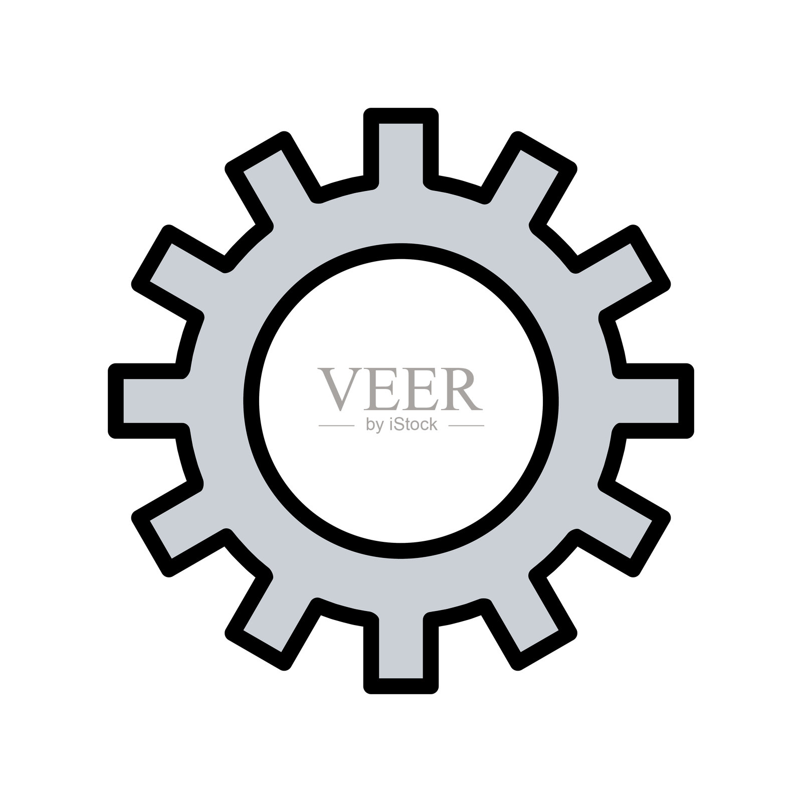 齿轮，齿轮图标插画图片素材