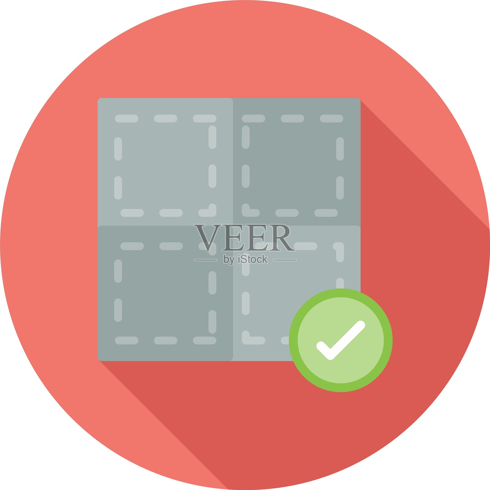 干壁板新图标设计创意插画图片素材