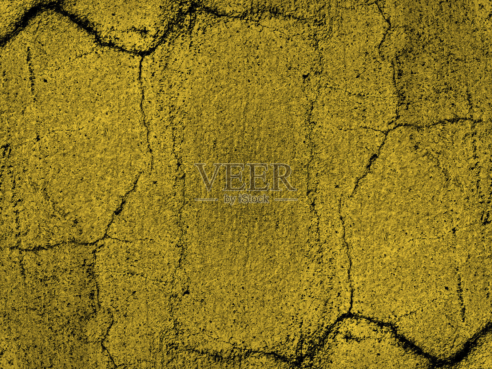 抽象的破裂的黄色污垢混凝土墙照片摄影图片