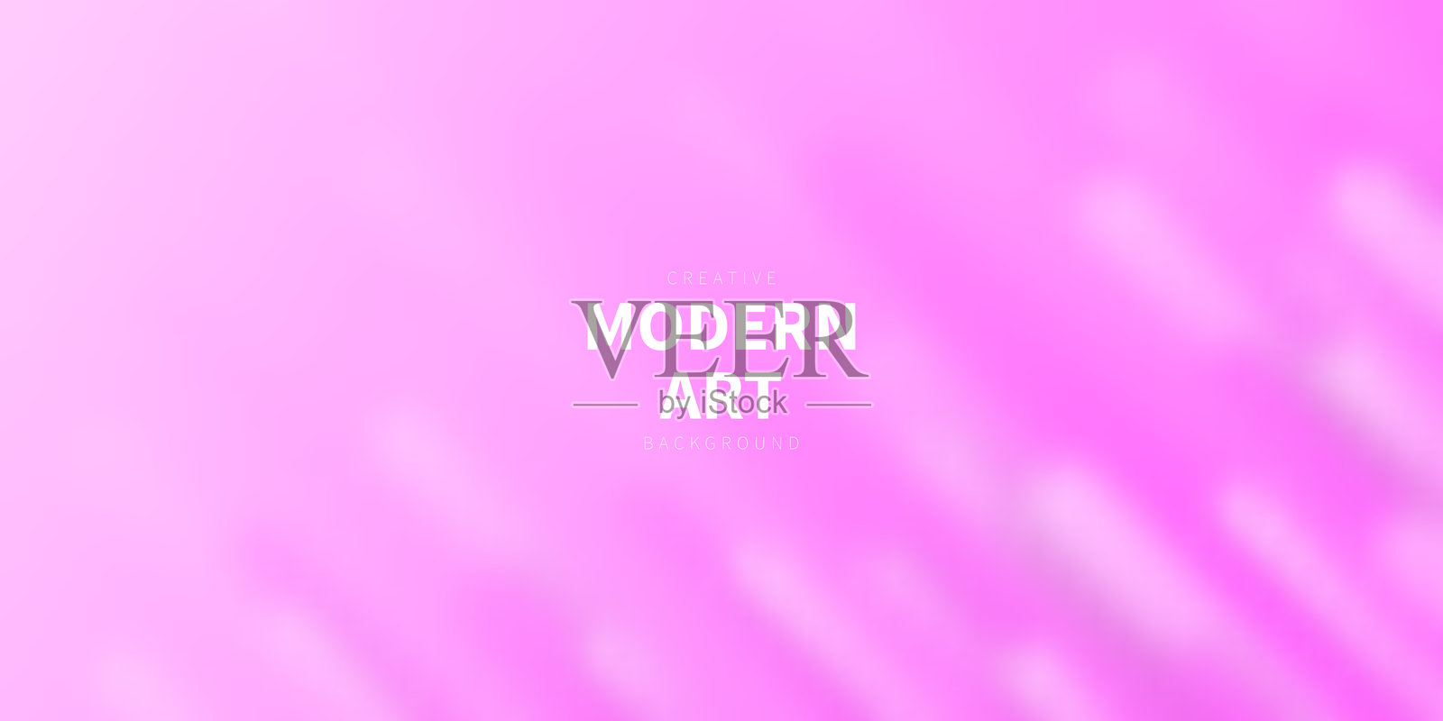 抽象模糊的几何图形设计 - 时尚粉色渐变插画图片素材