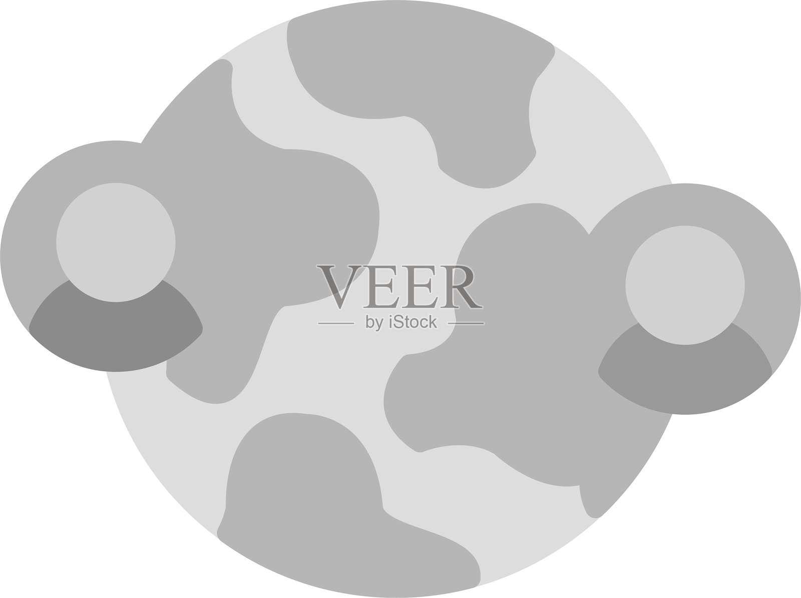 远程工作新图标设计创意插画图片素材