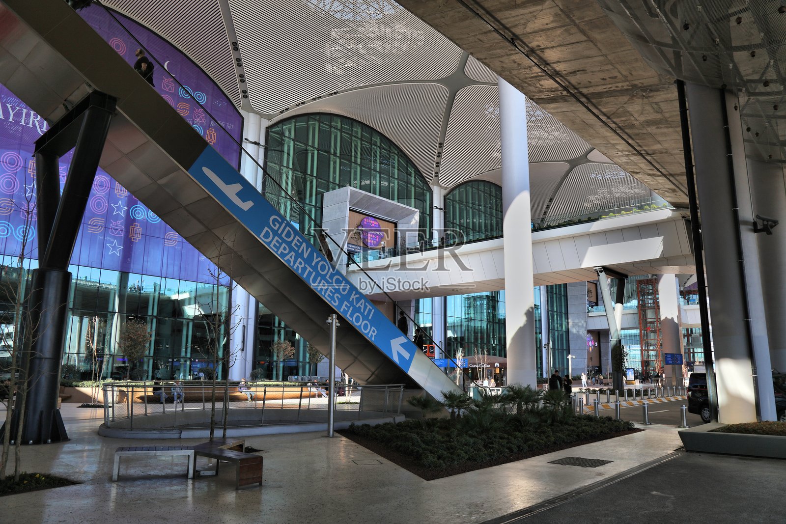 土耳其伊斯坦布尔机场航站楼照片摄影图片