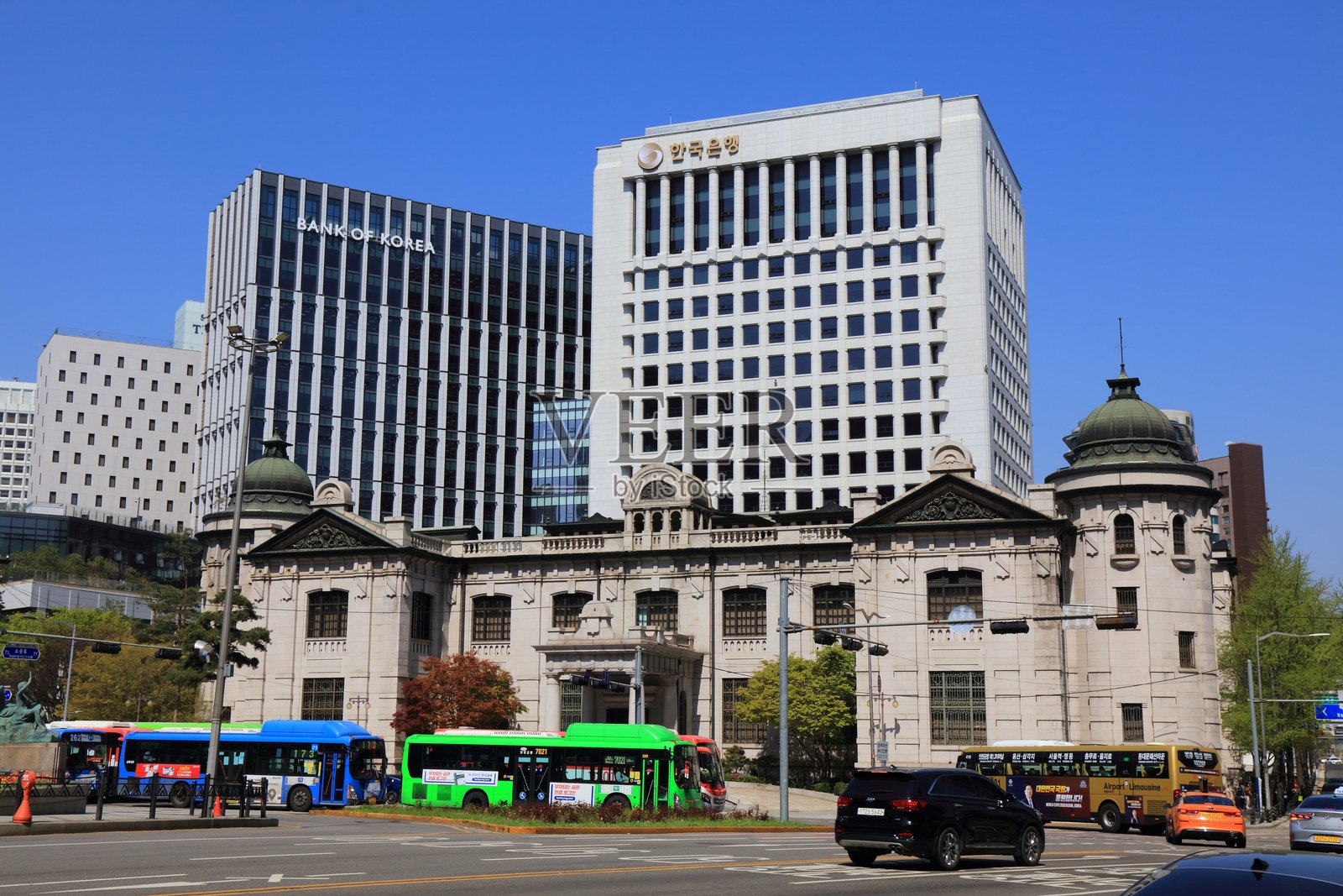 韩国银行，首尔照片摄影图片