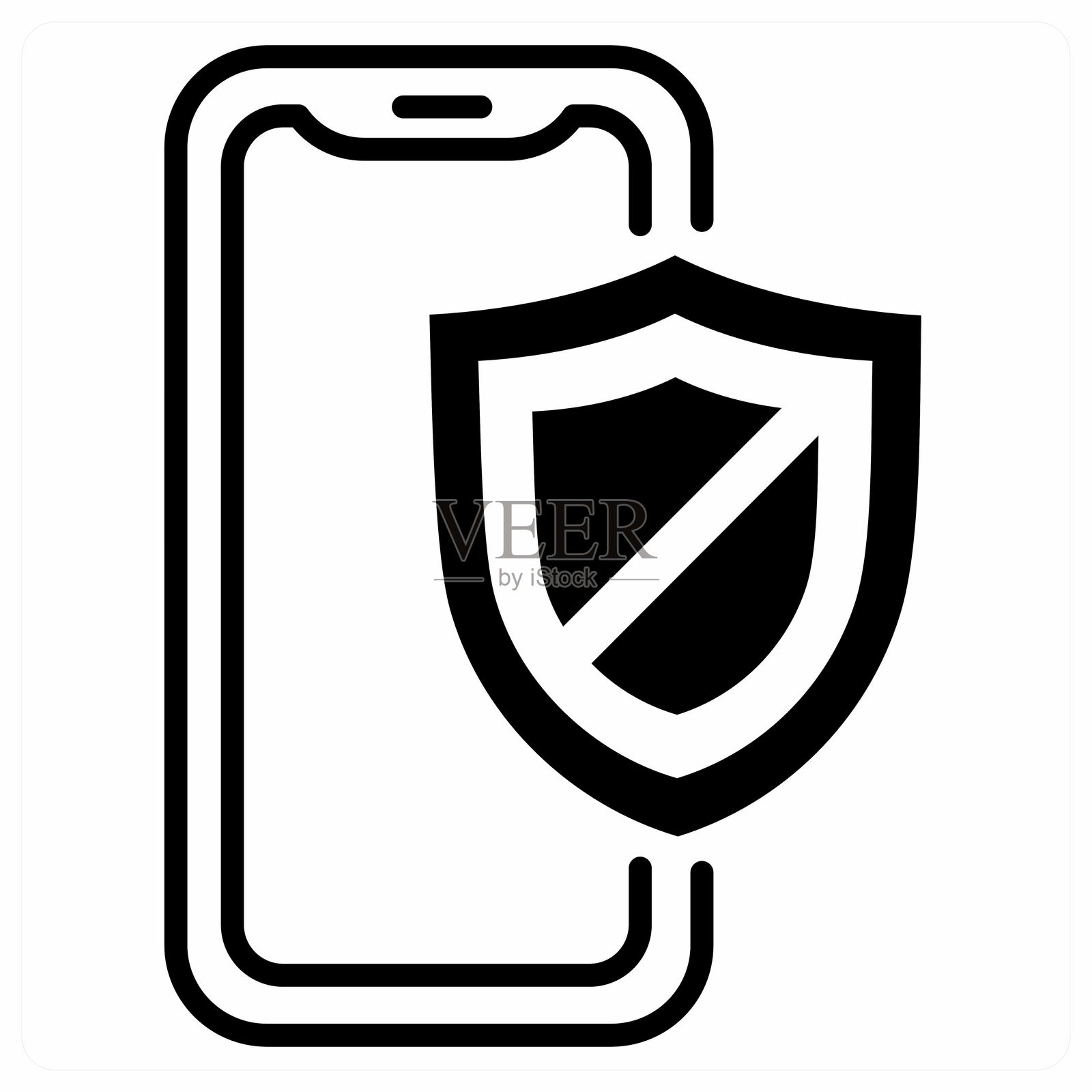 橙色安全设备图标概念插画图片素材