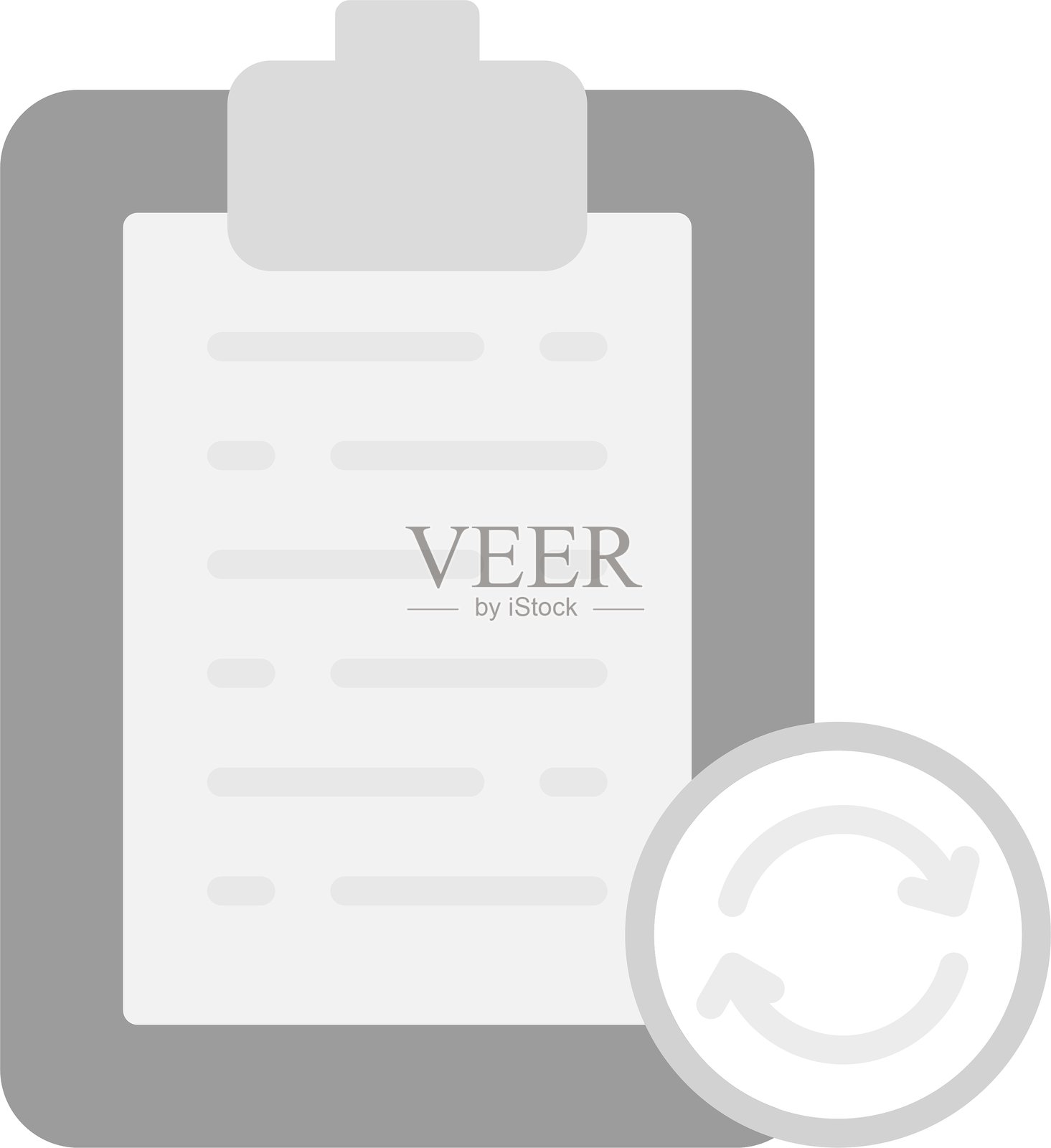 刷新数据 新图标设计 创意插画图片素材