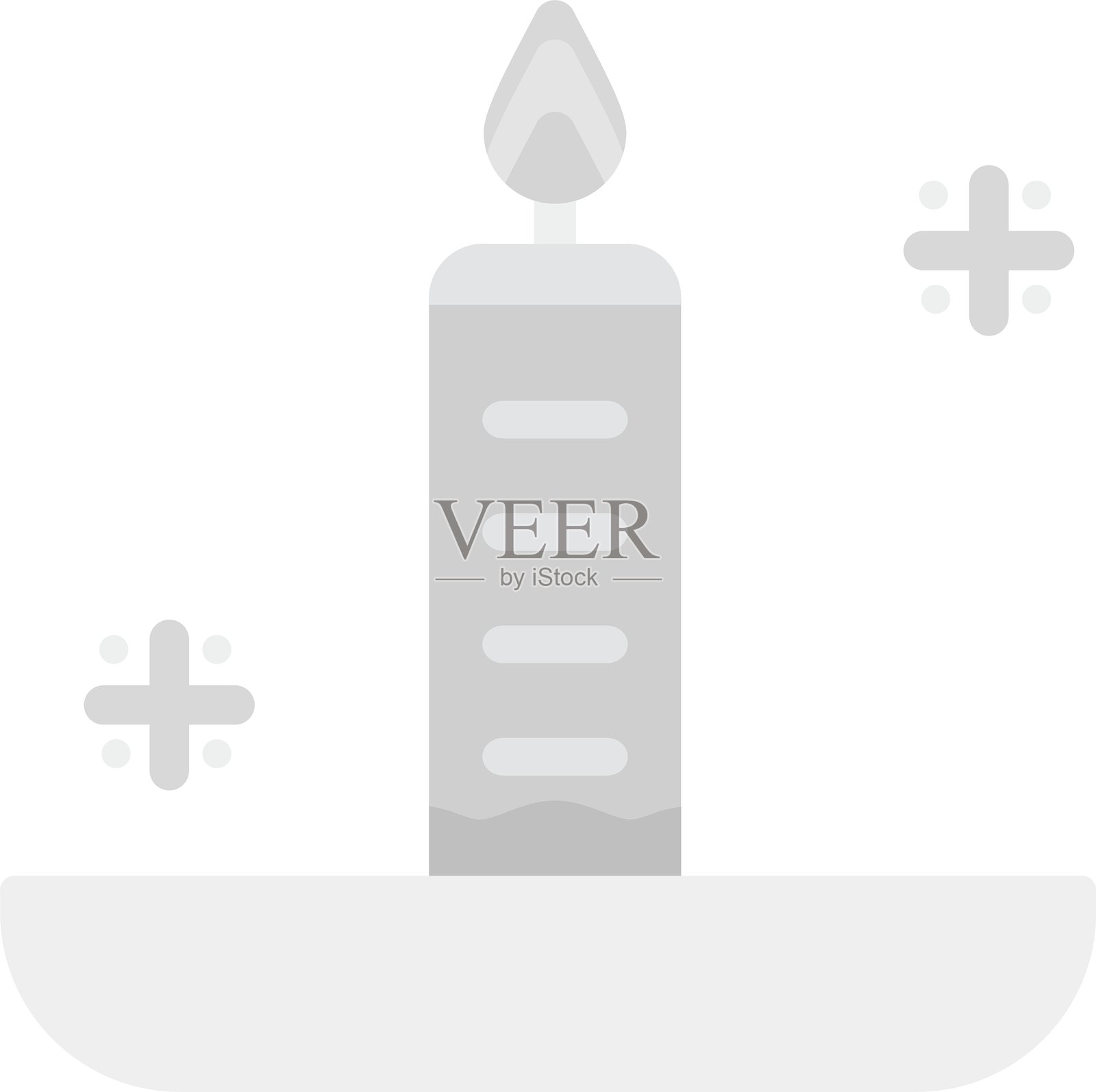 蜡烛新图标创意设计插画图片素材