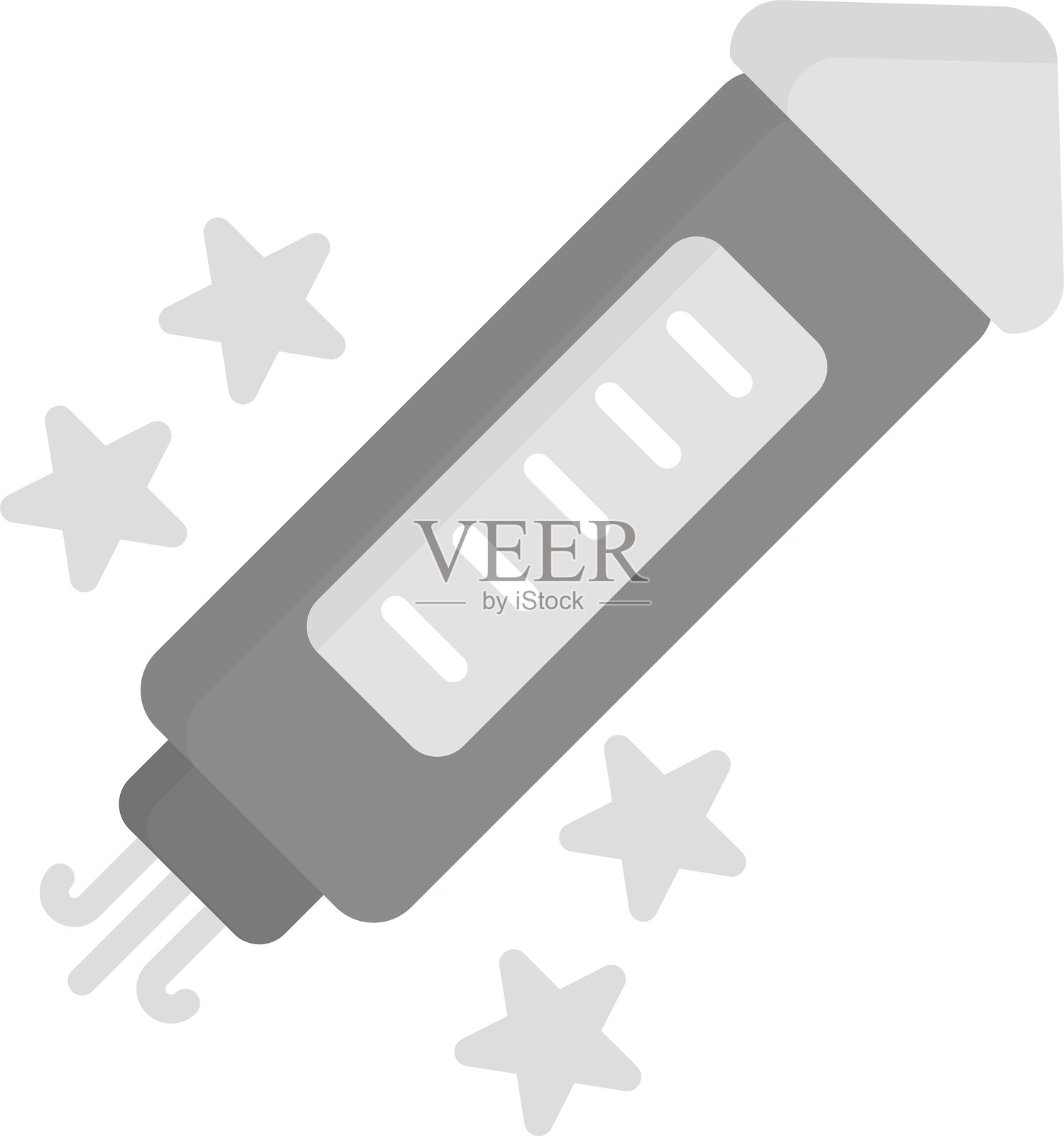 烟花新图标设计创意插画图片素材