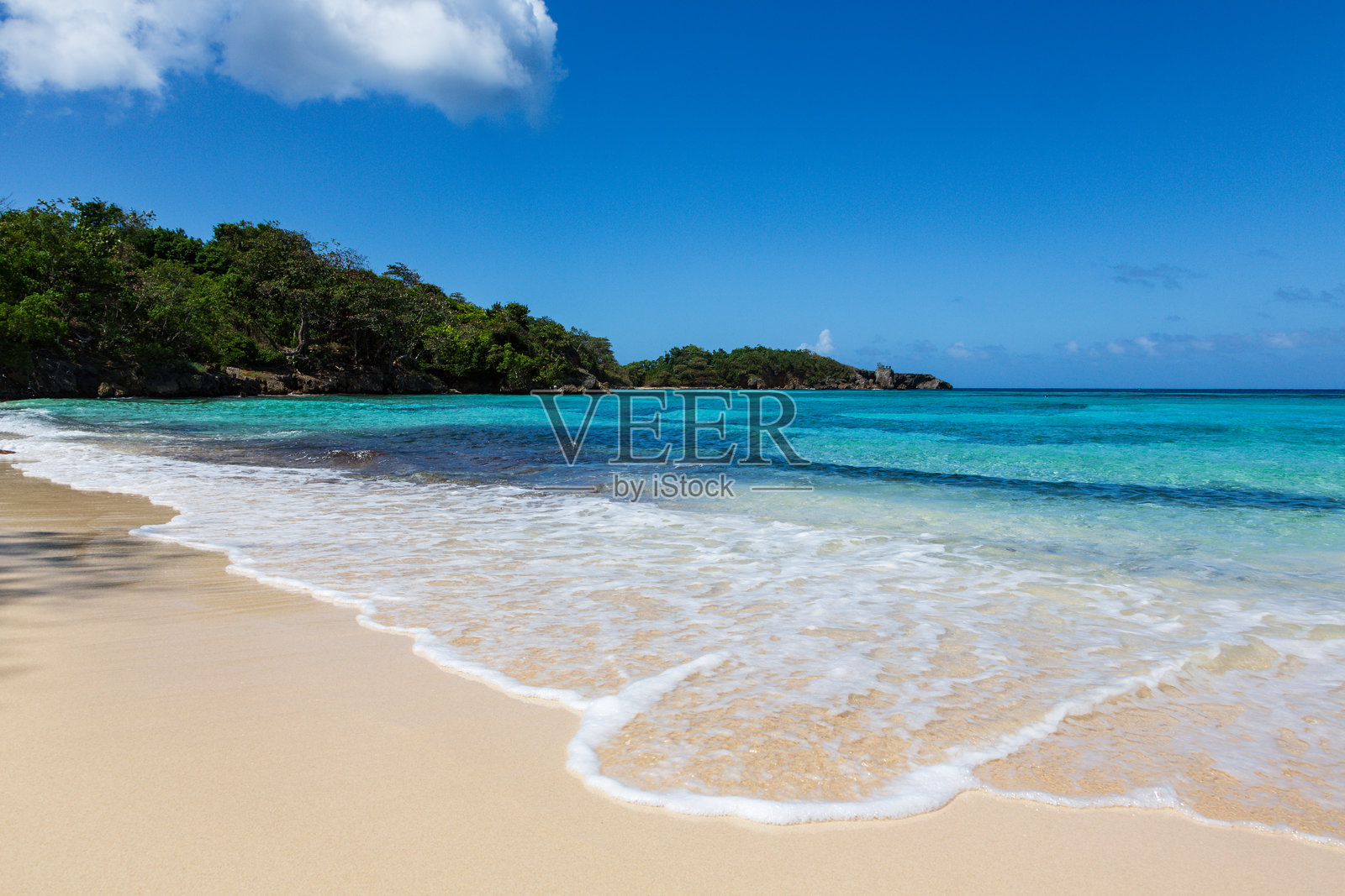 牙买加波特兰仙女山温尼弗雷德海滩照片摄影图片