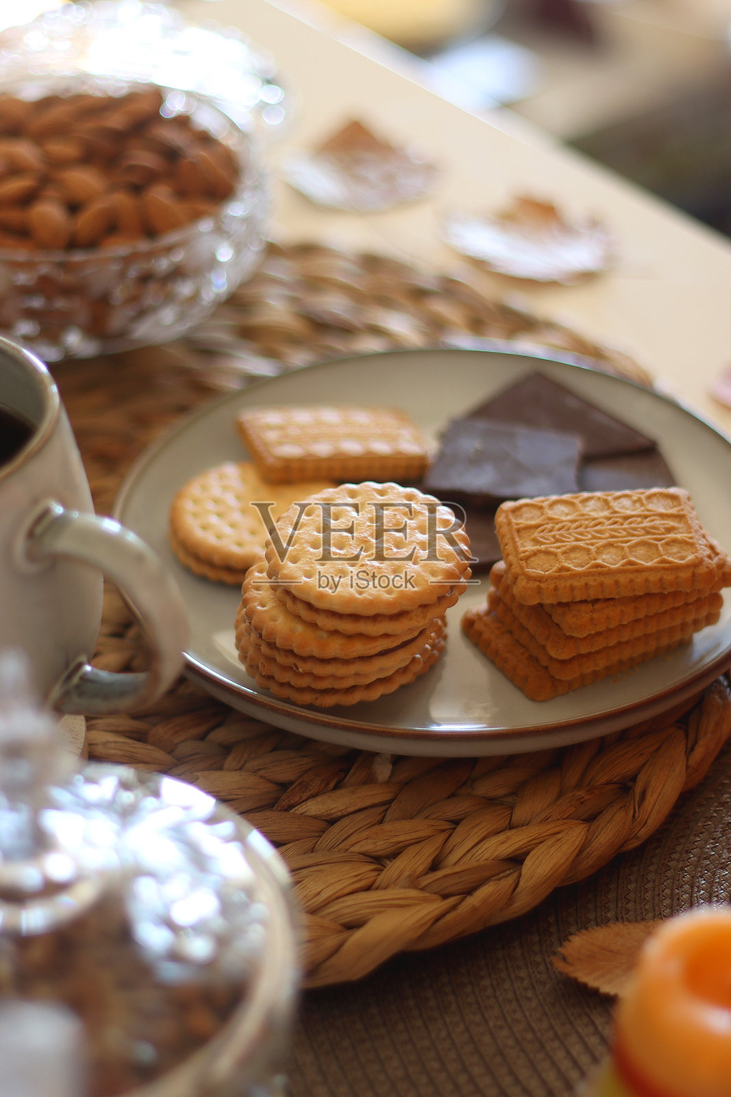 秋日温馨舒适照片摄影图片