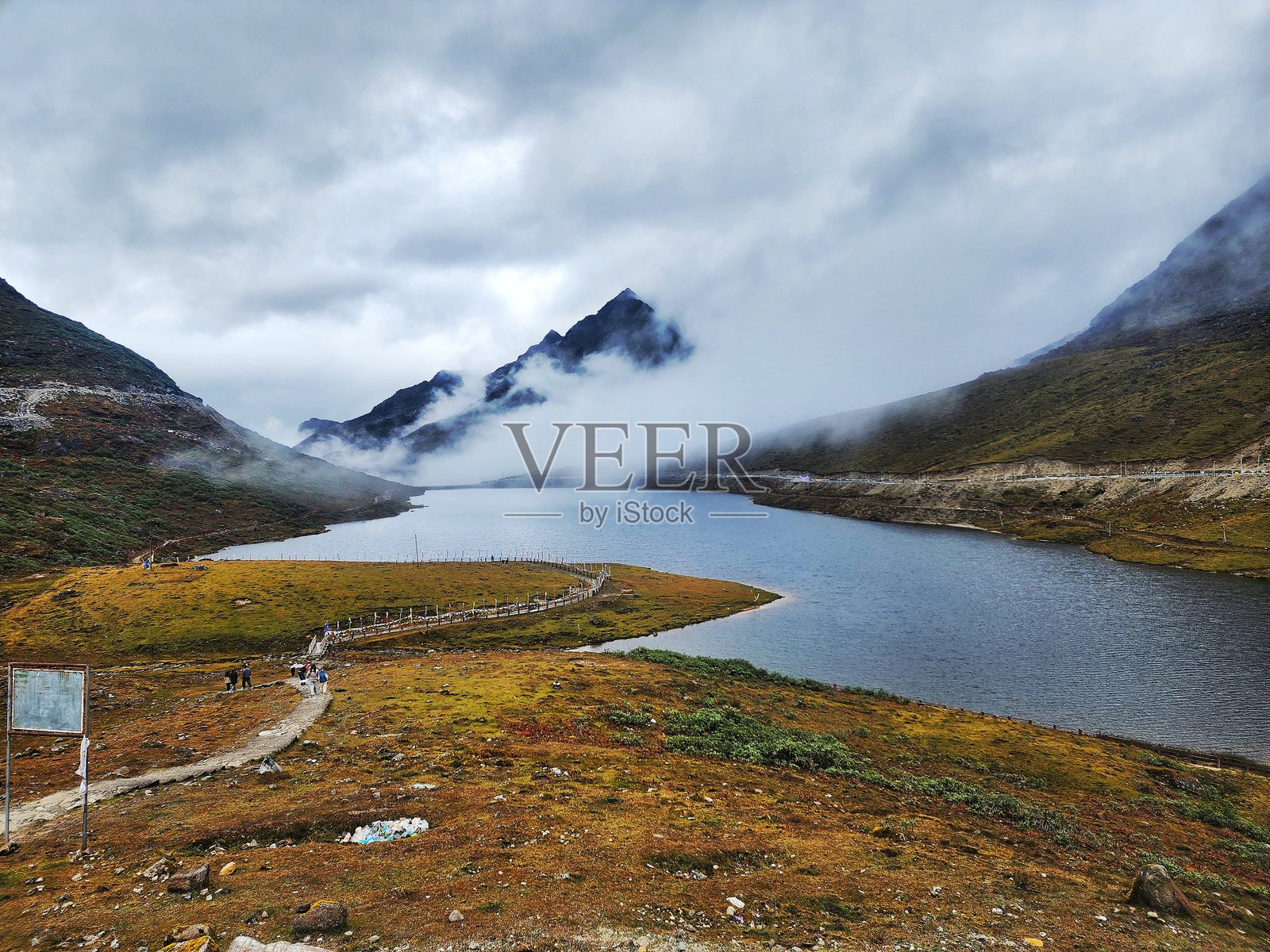 印度东北部的云景照片摄影图片