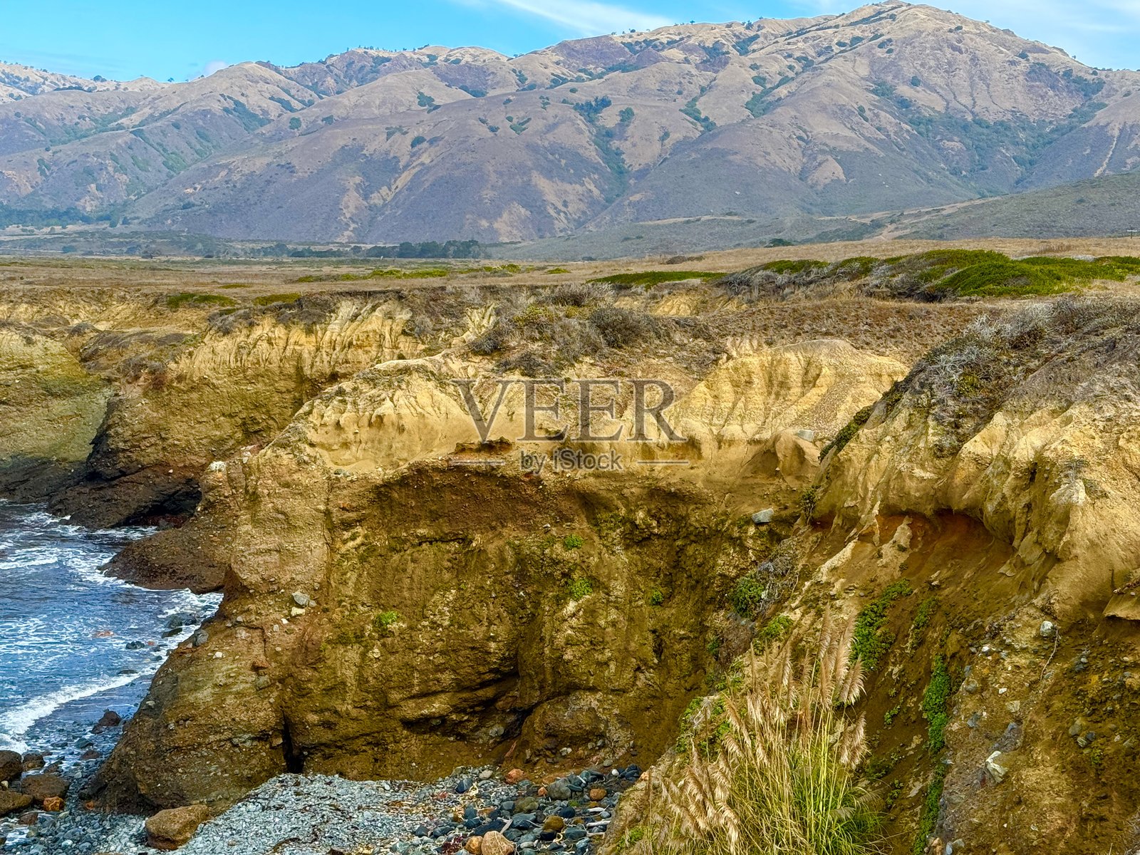 加州中部海岸线上行照片摄影图片