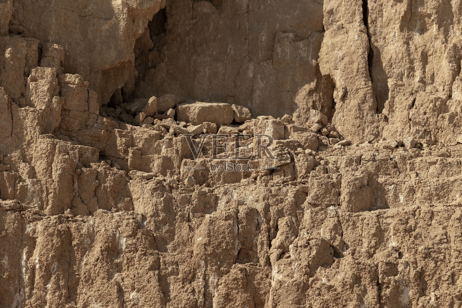 粘土岩石纹理照片摄影图片