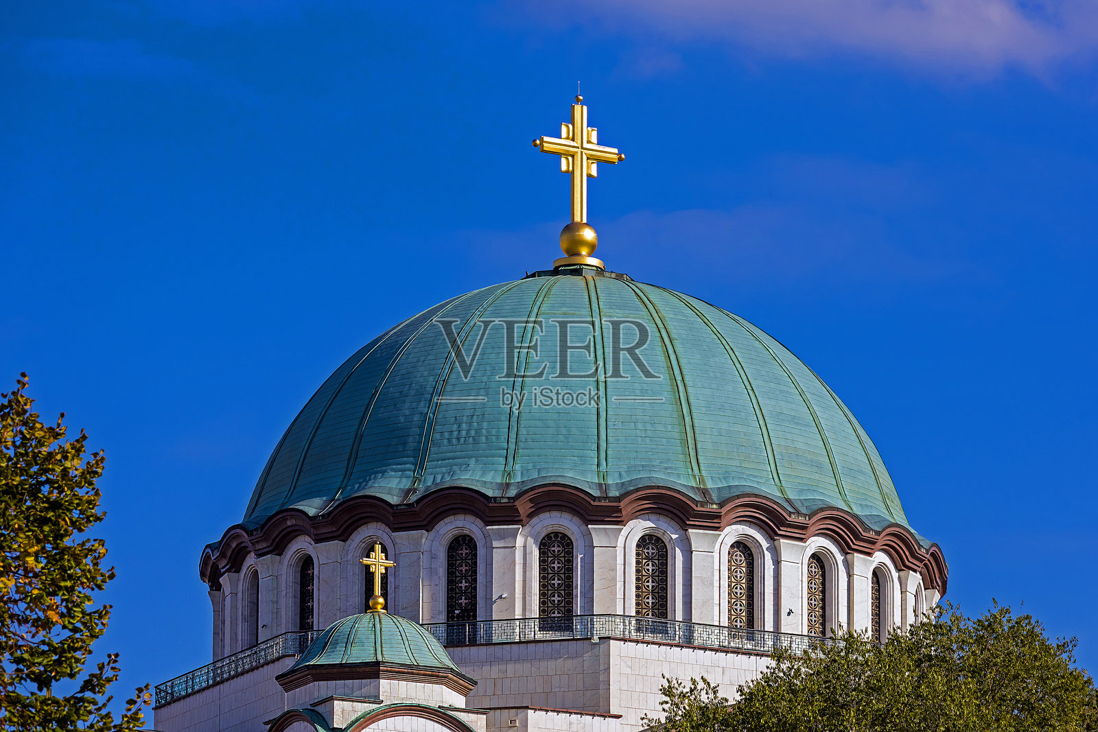 古老的东正教教堂穹顶照片摄影图片