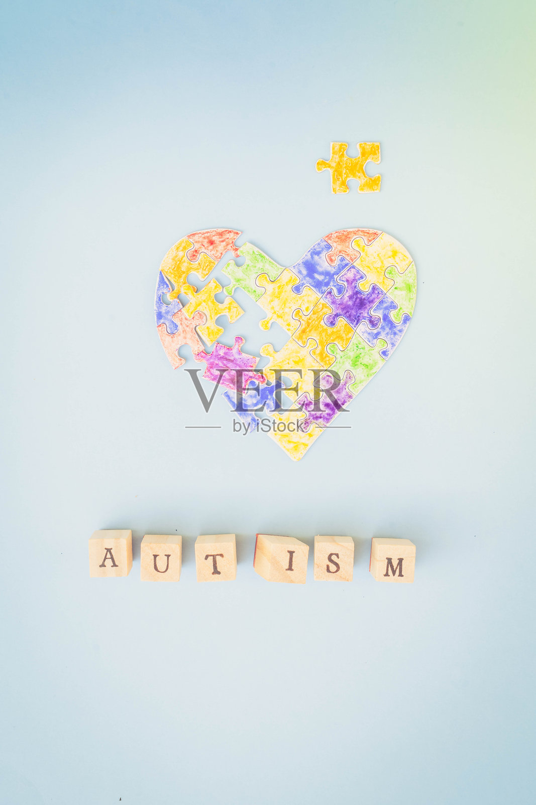 国际自闭症关注日照片摄影图片