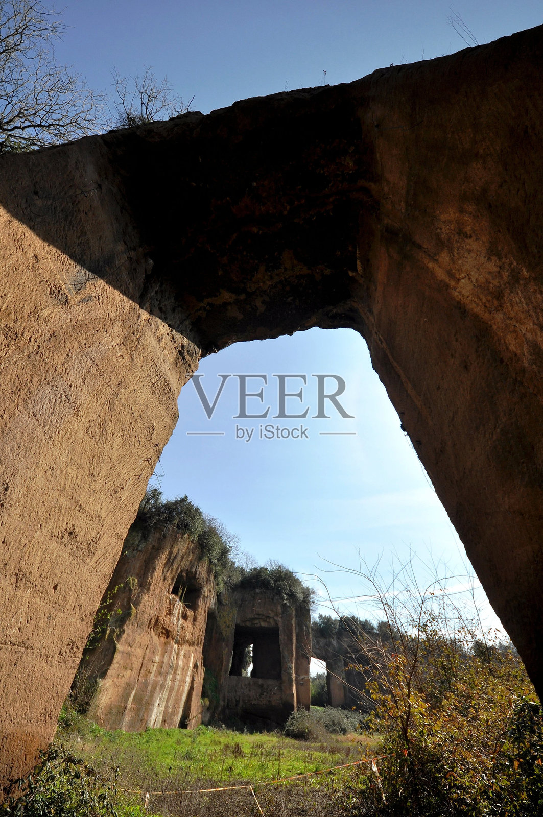 罗马的凝灰岩采石场照片摄影图片